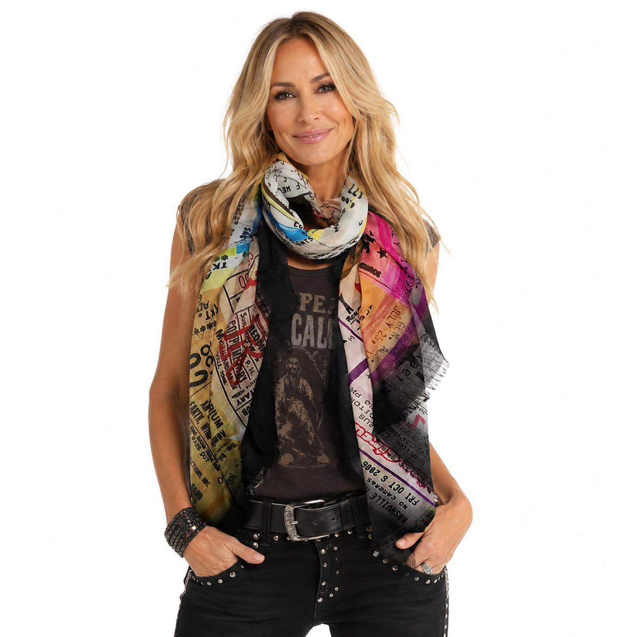 Vintage Tickets Scarf