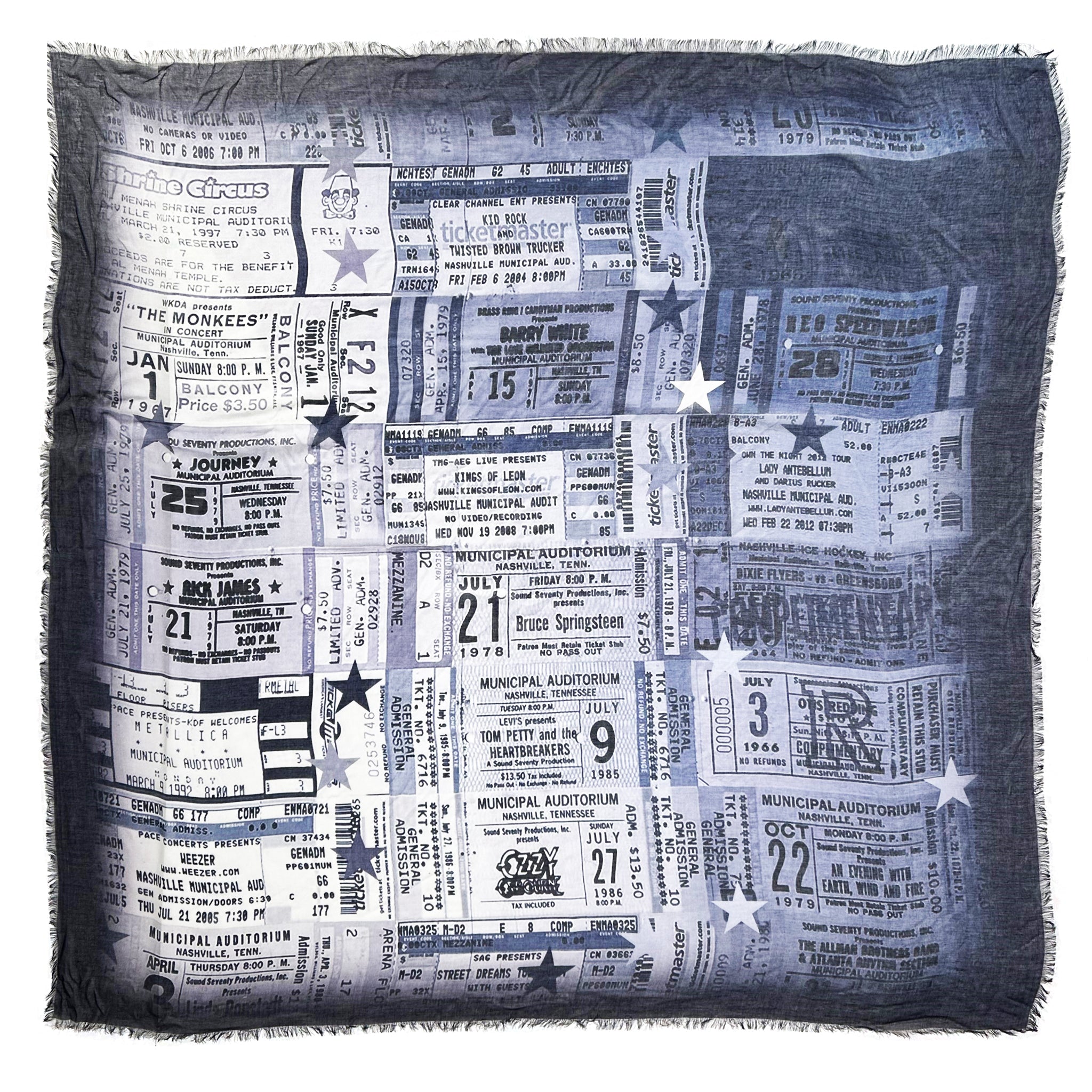 Vintage Tickets Scarf