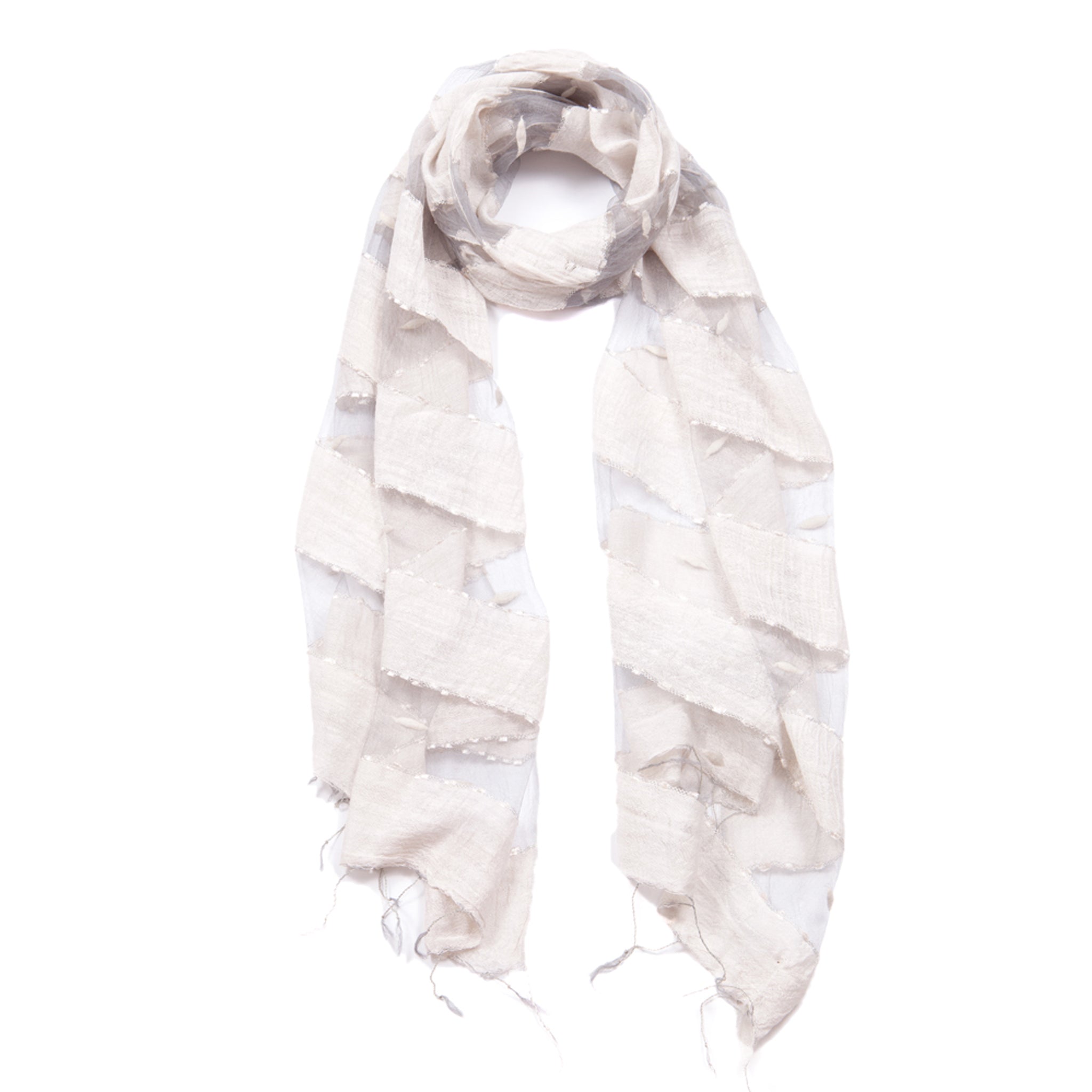 Hand Woven Silk Blended Scarf