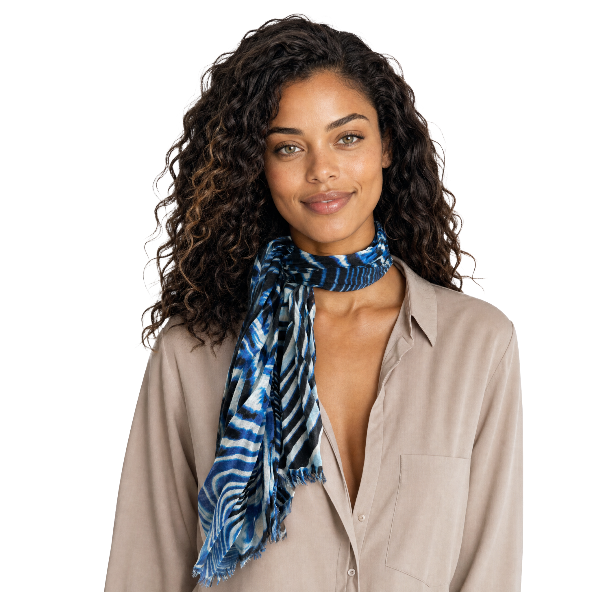 Animal Safari Neckerchief - blue