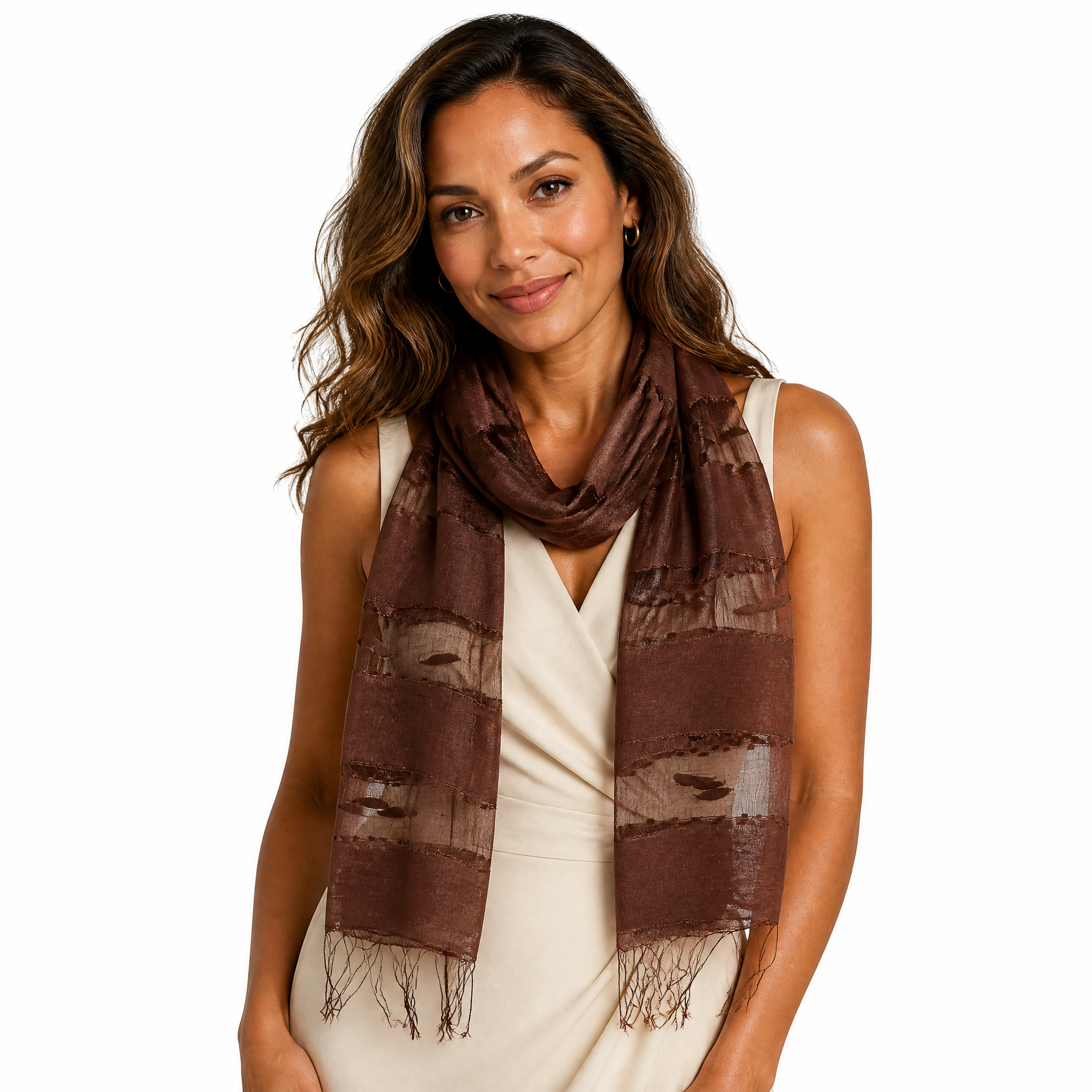 Hand Woven Silk Blended Scarf
