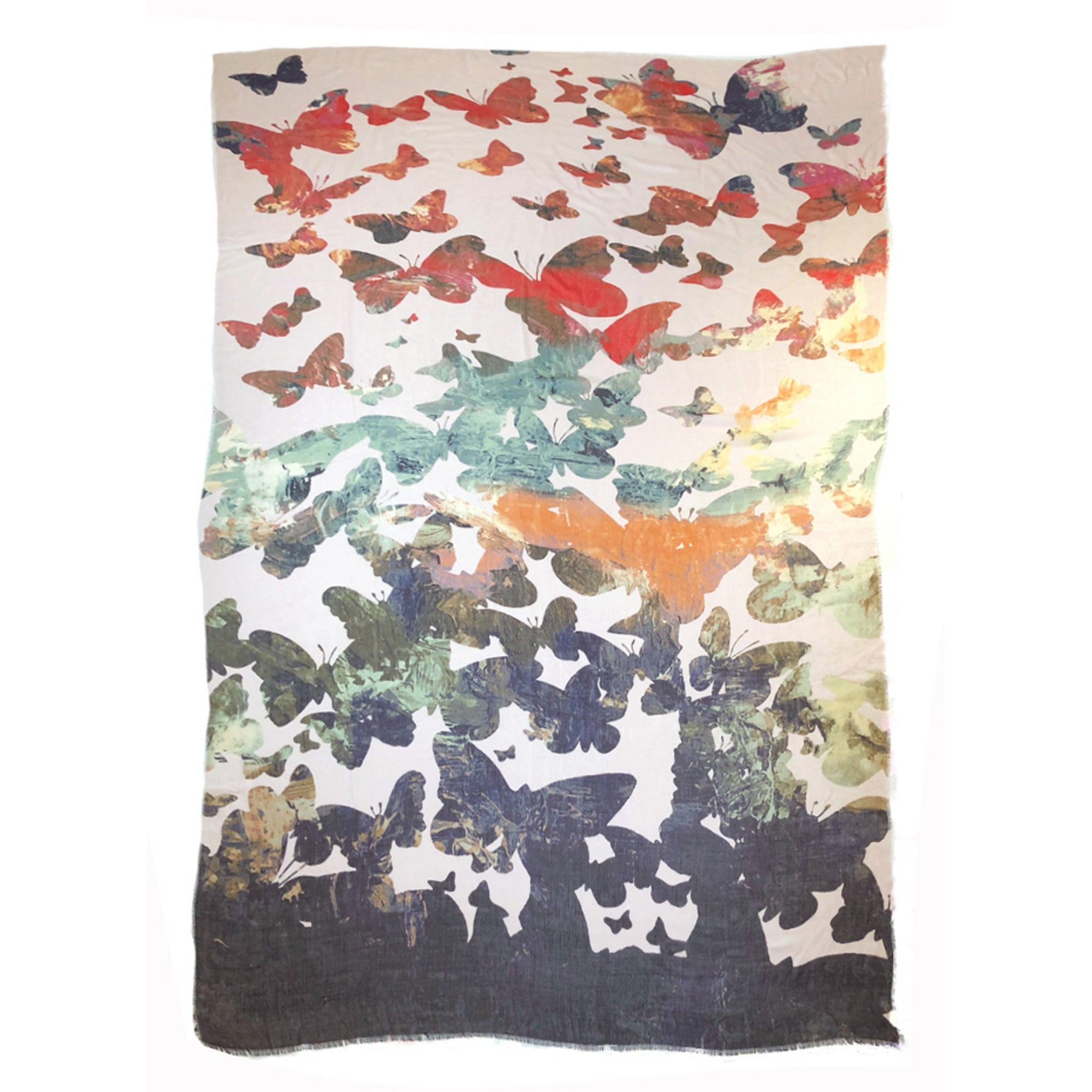 Butterflies Scarf (Denim)