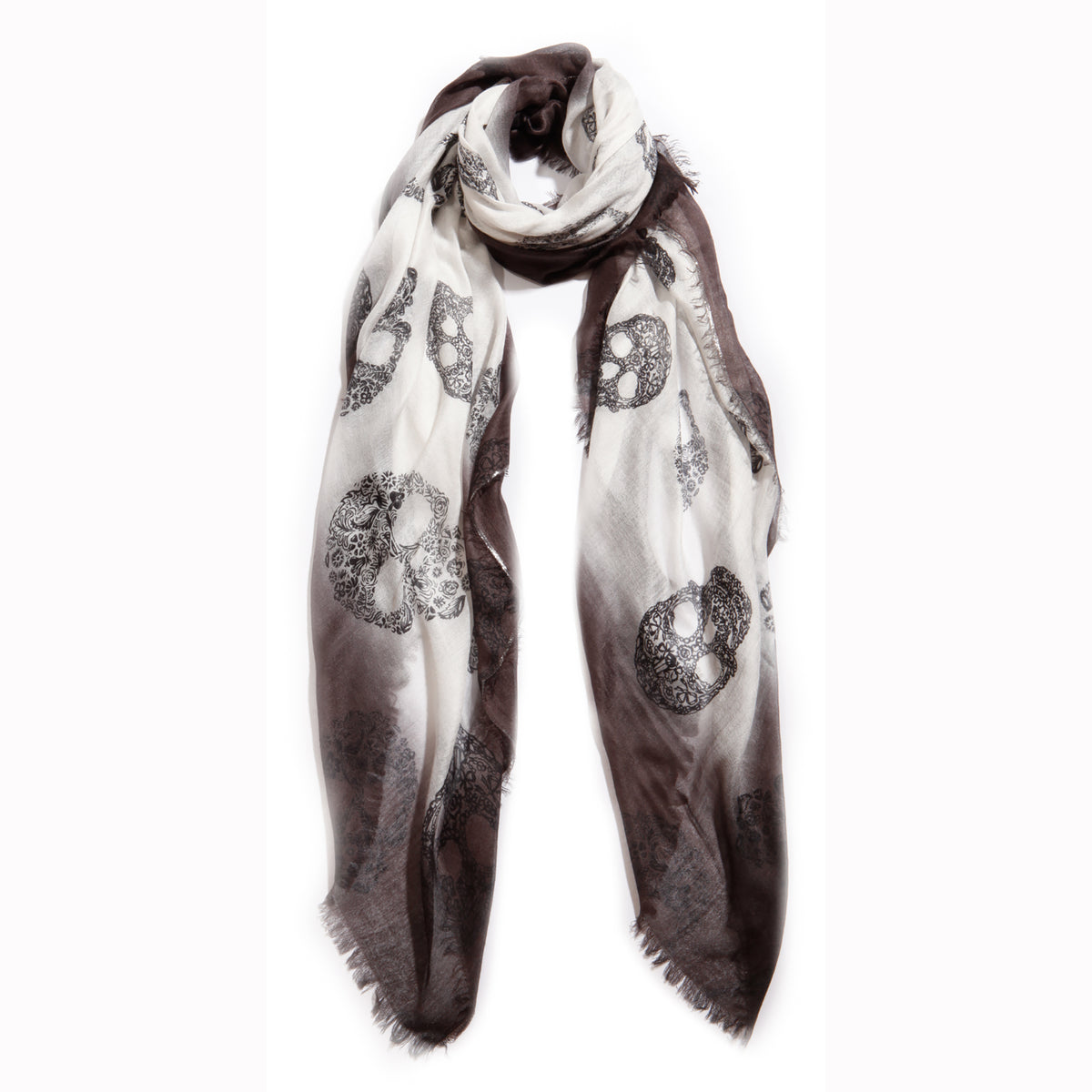 Cashmere Blend Scarves with Specialty Metallic Threading — Blue Pacific — view 15