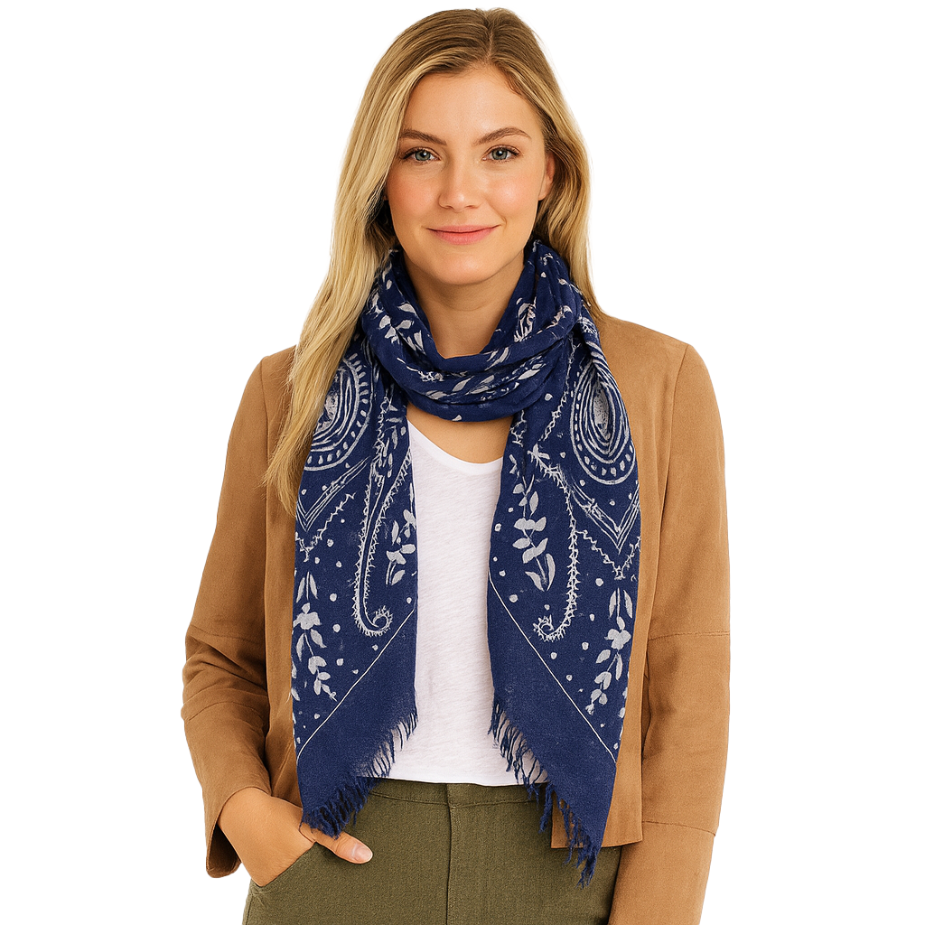 Cashmere Paisley Scarf