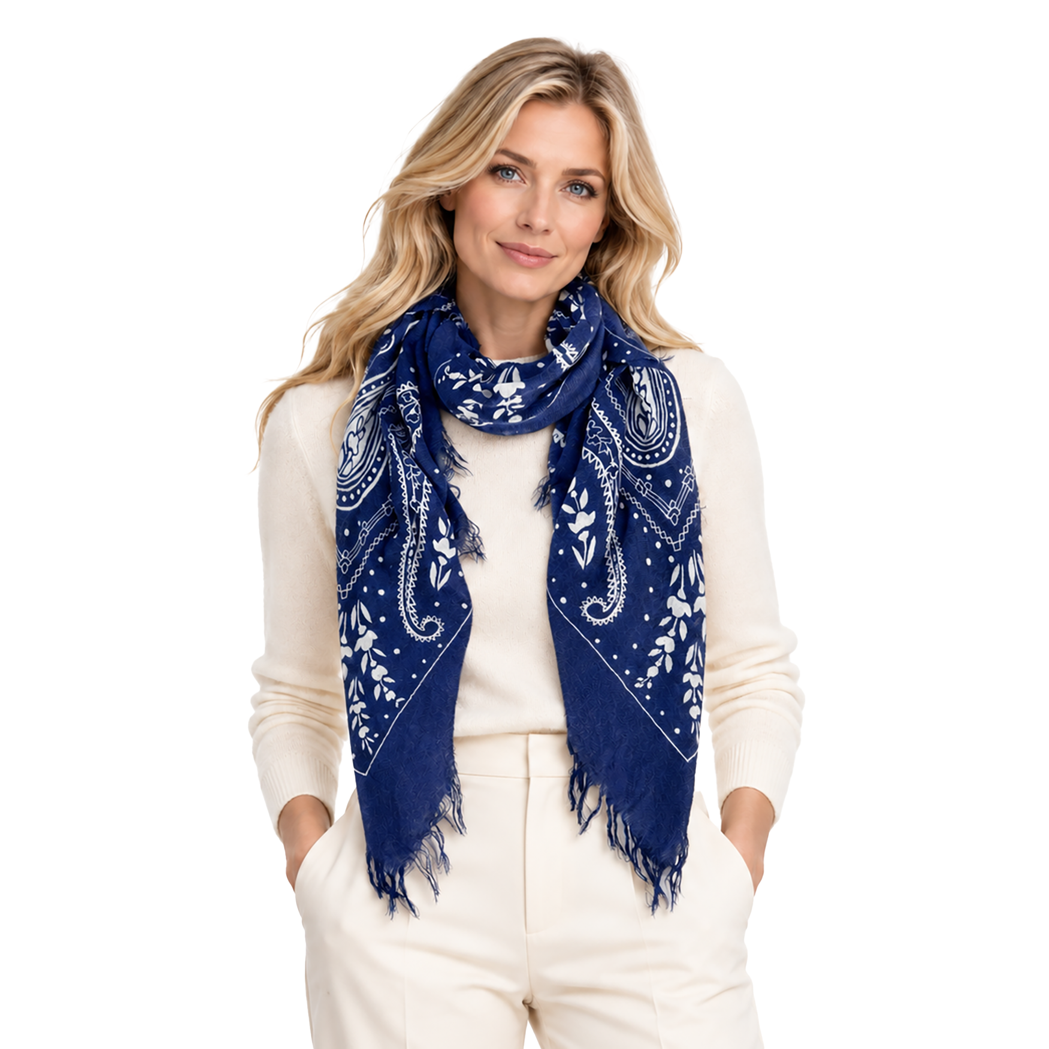 Cashmere Paisley Scarf