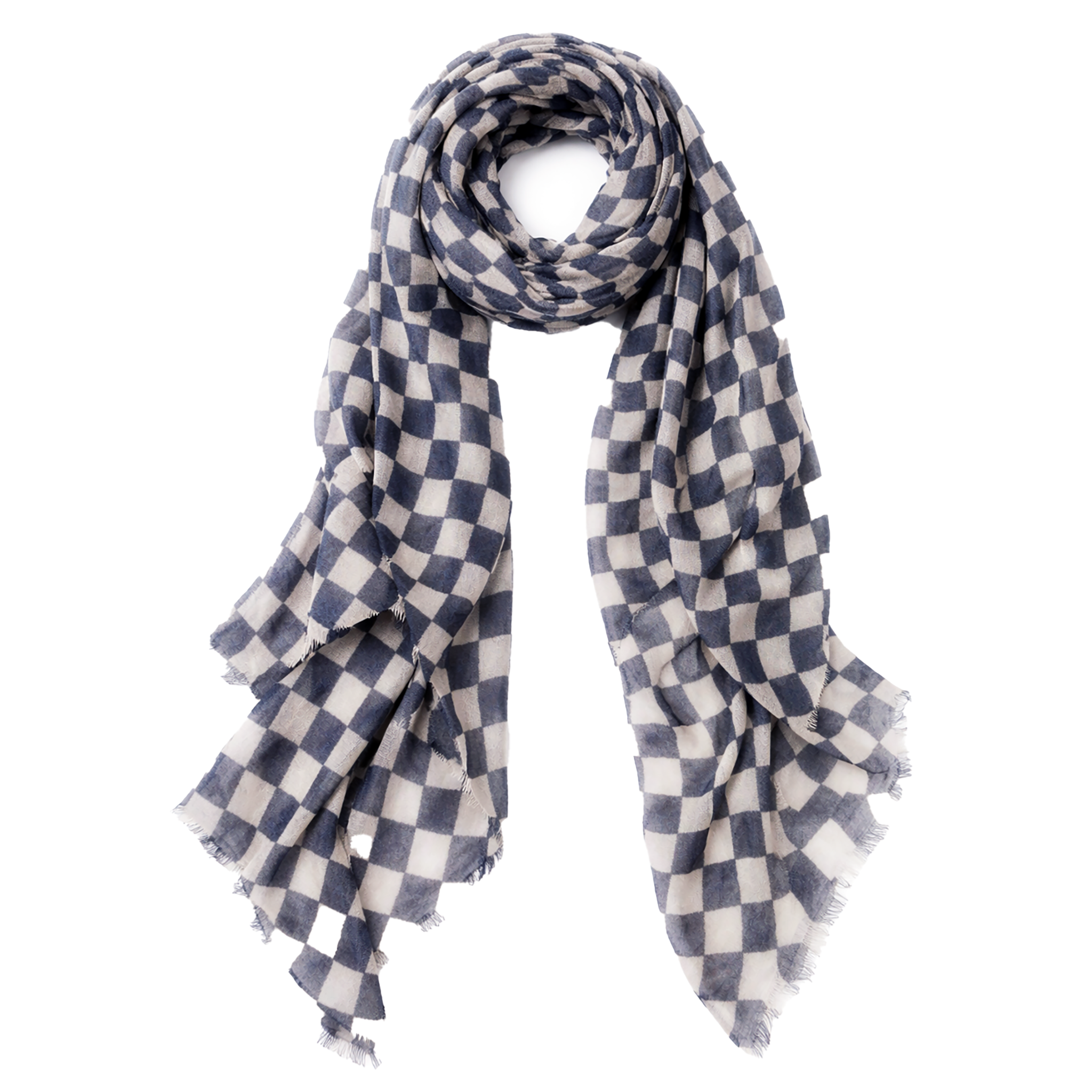 Cashmere Lush Bliss Check Scarves