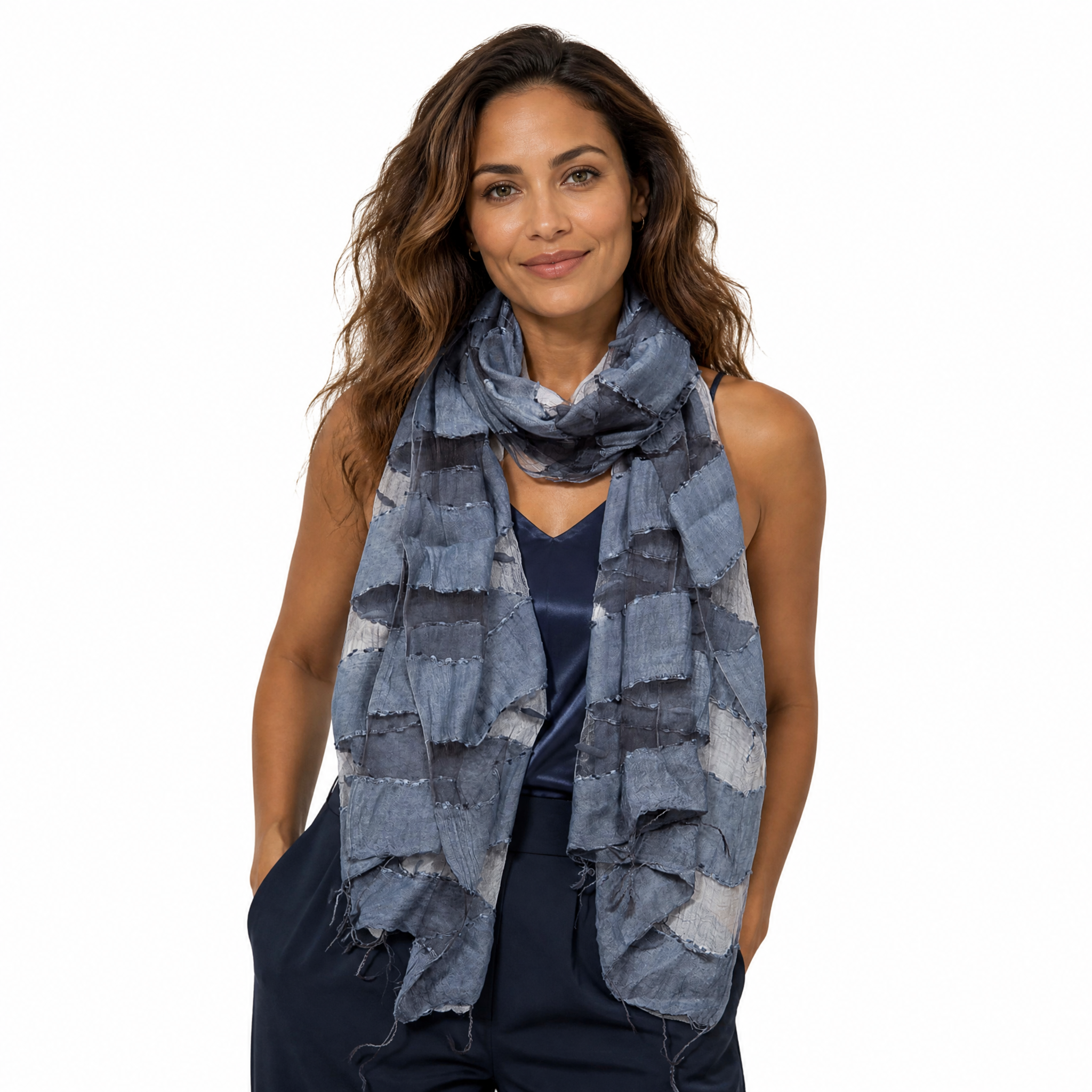 Hand Woven Silk Blended Scarf