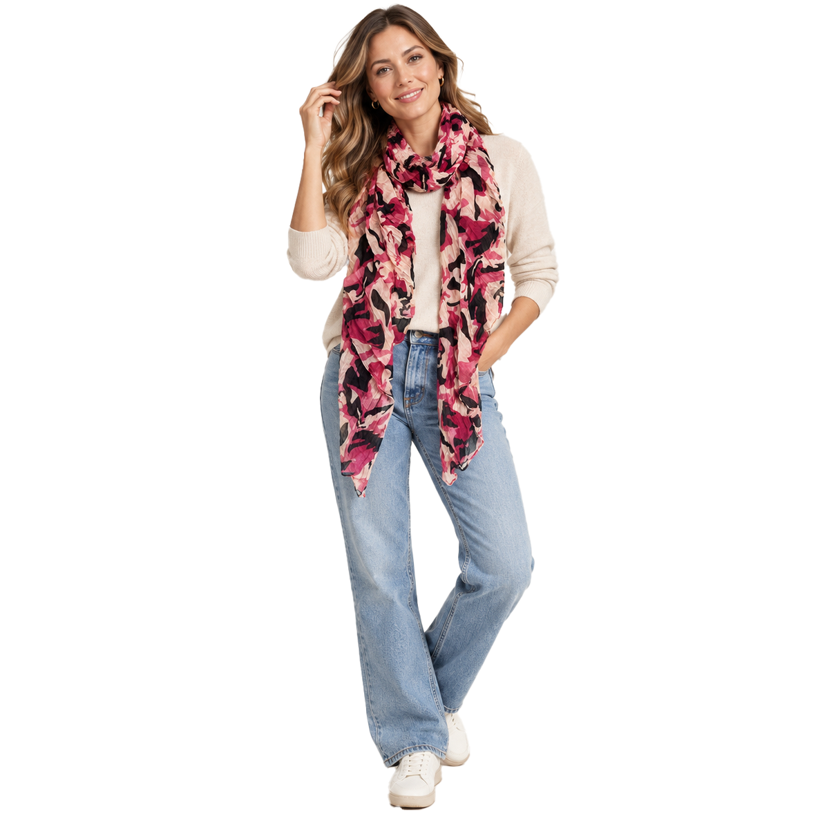 Cotton Camo Scarf