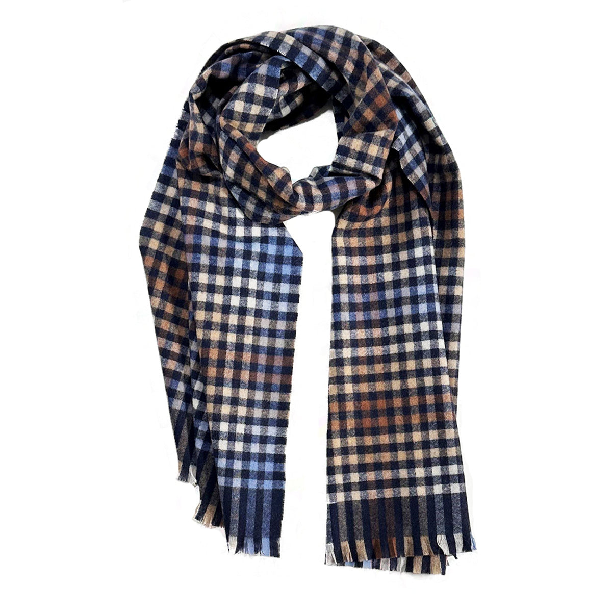 Scottish Tartan Plaid Scarf (Heritage) — Blue Pacific — view 2