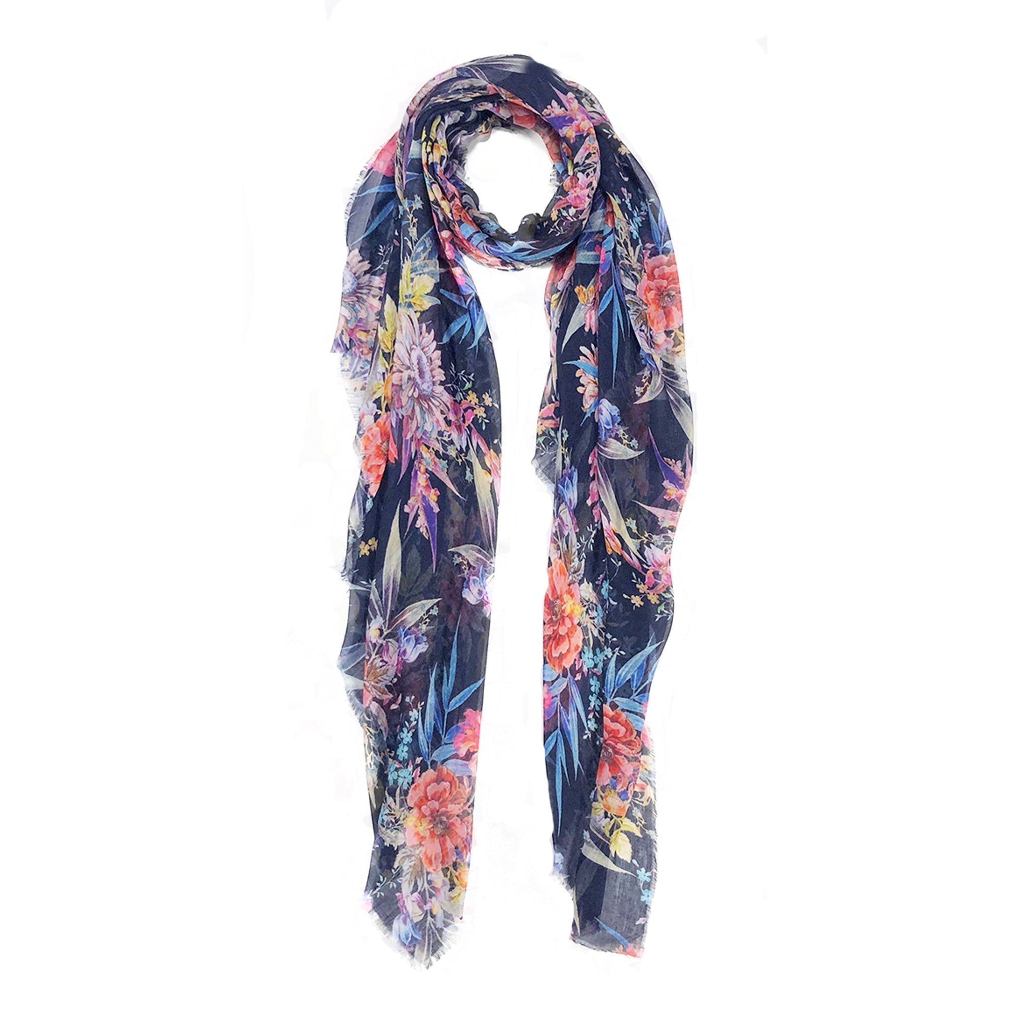 English Floral Scarf