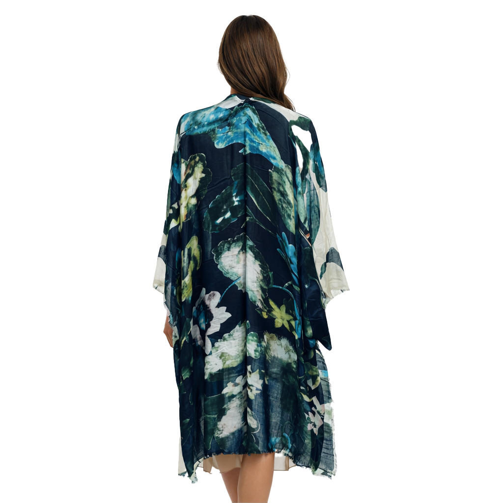 Floral Dip Kimono