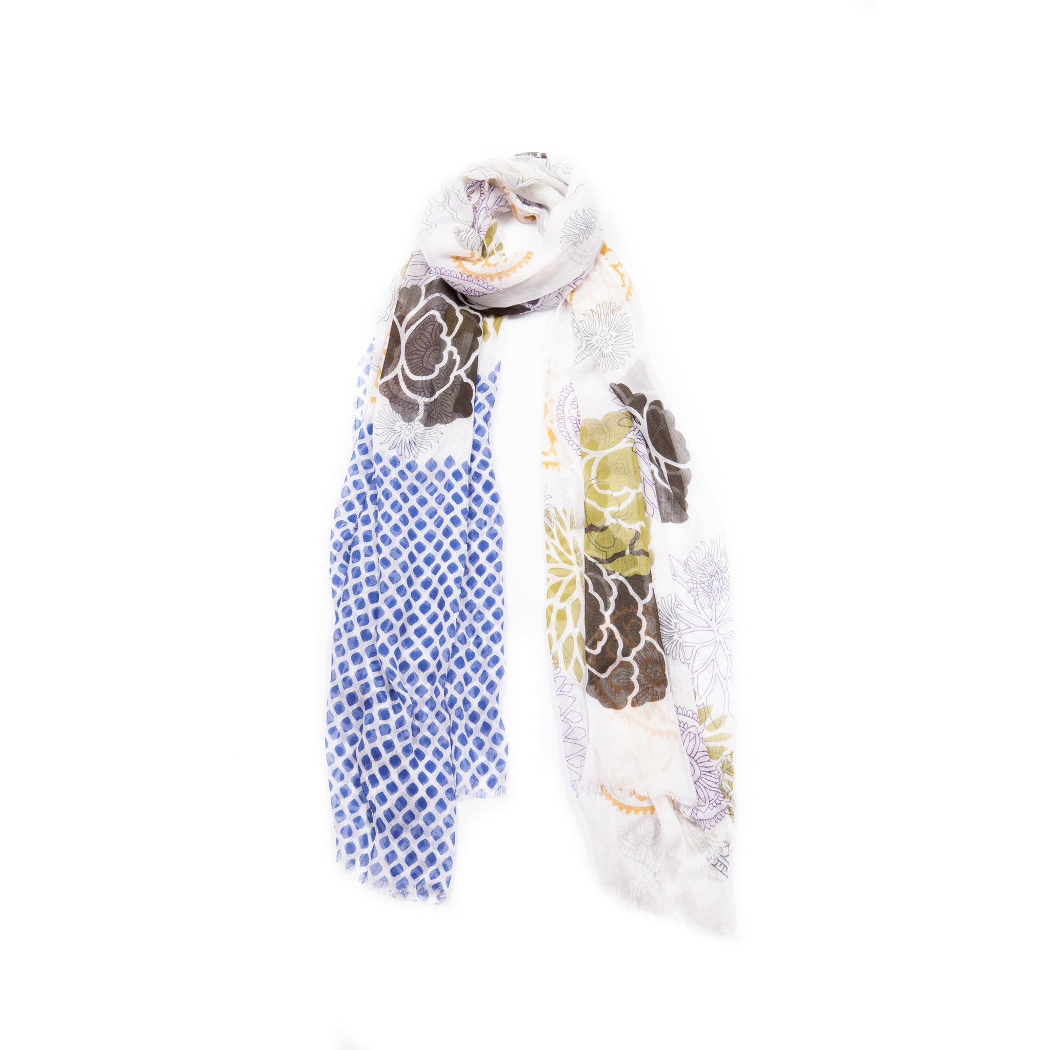 Greece Floral Scarf