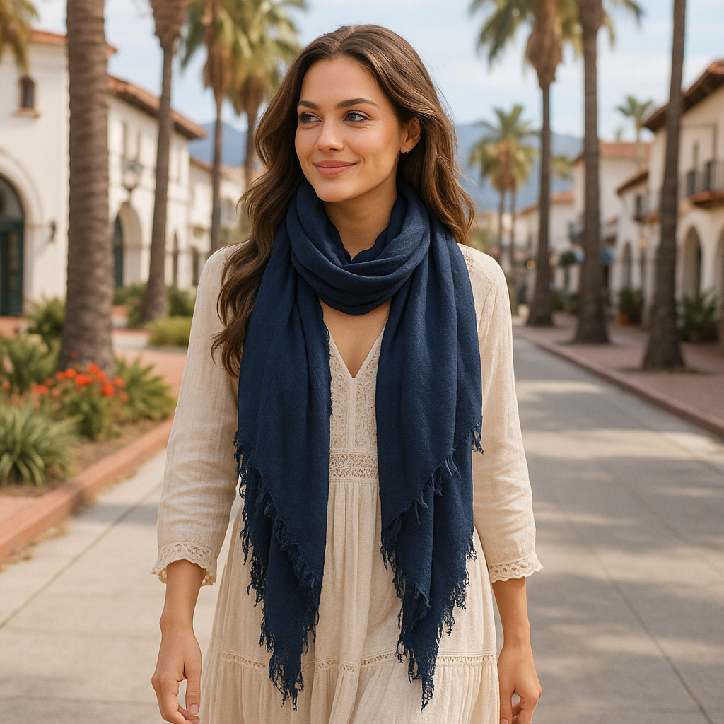 Heathered Cashmere Scarf