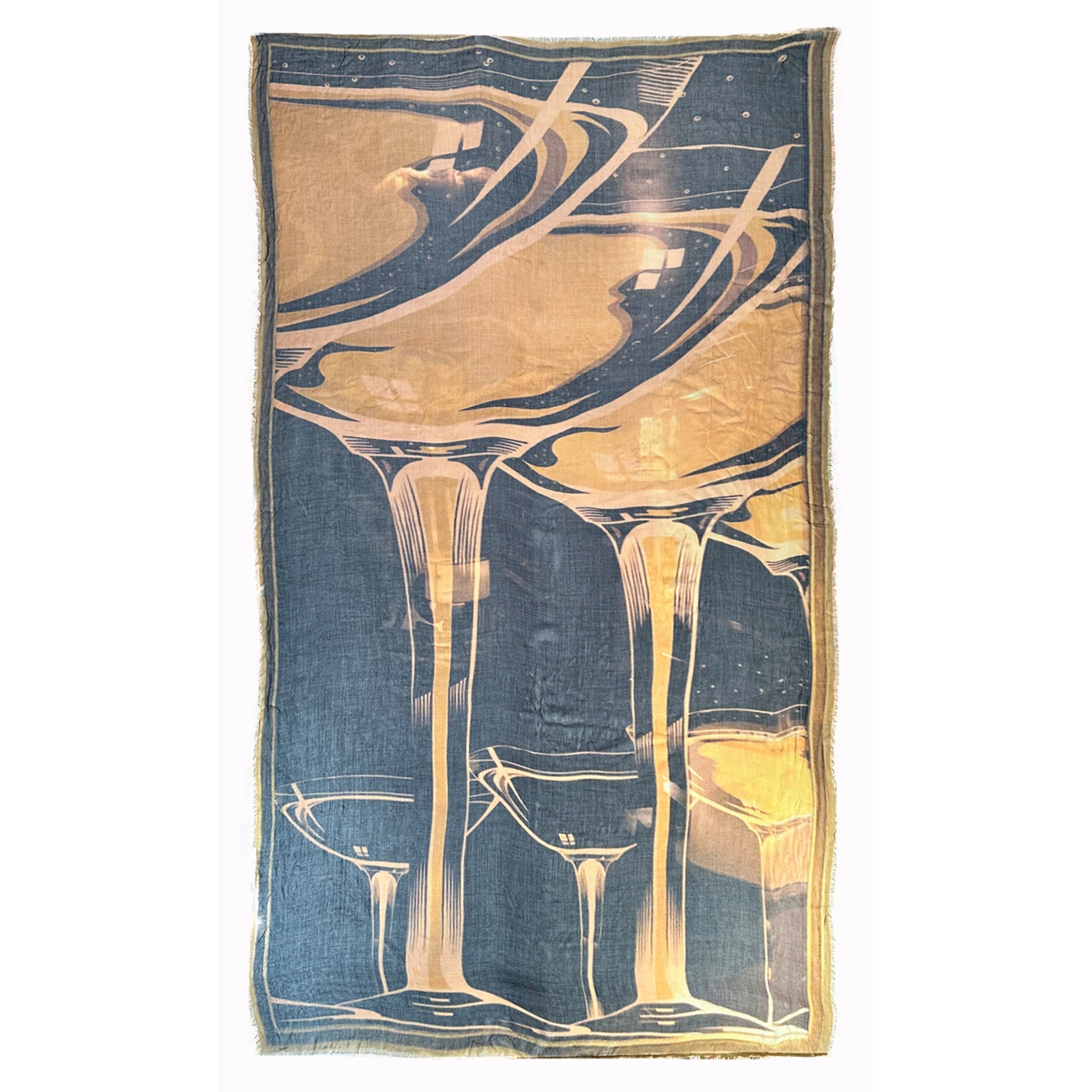 Golden Martinis Scarf