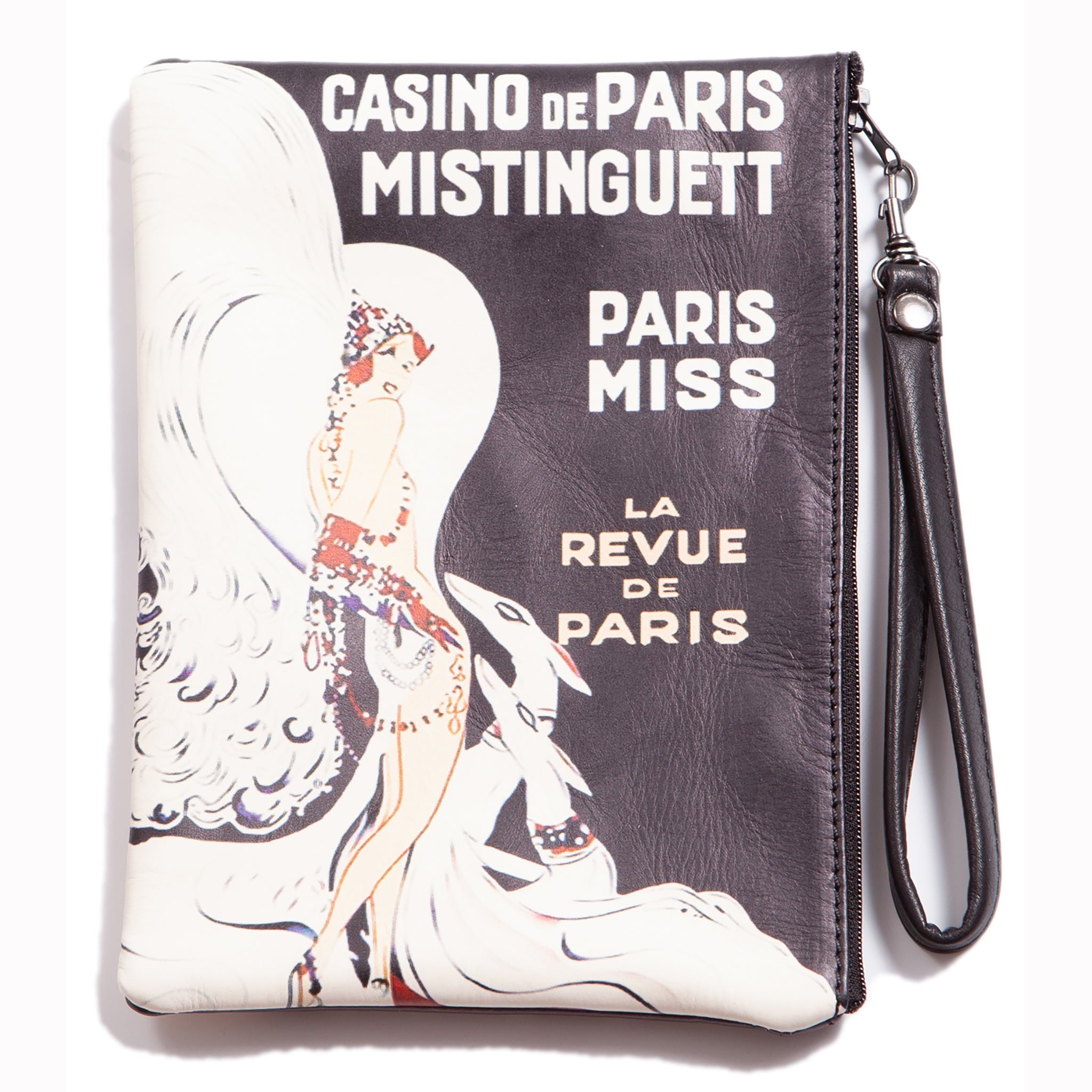 Miss Paris – Turkish Leather Wristlet — Blue Pacific