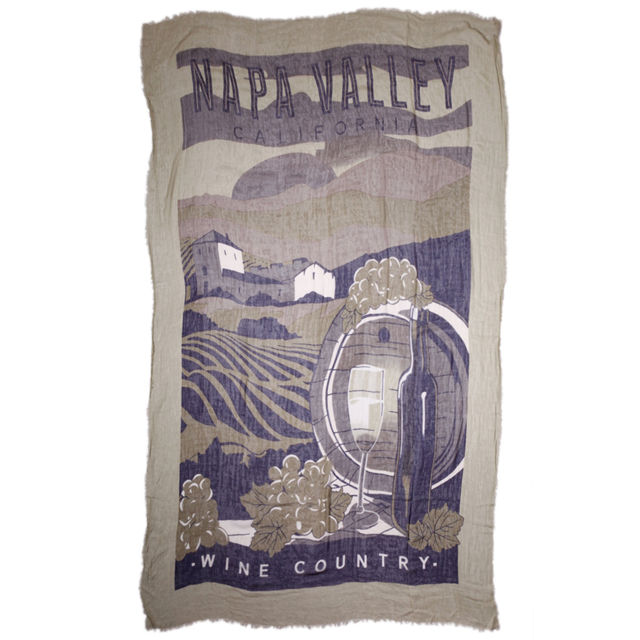 Napa Valley Wine Country Scarf