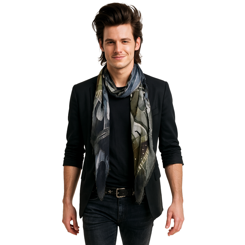 Nashville Guitars Scarf - Square