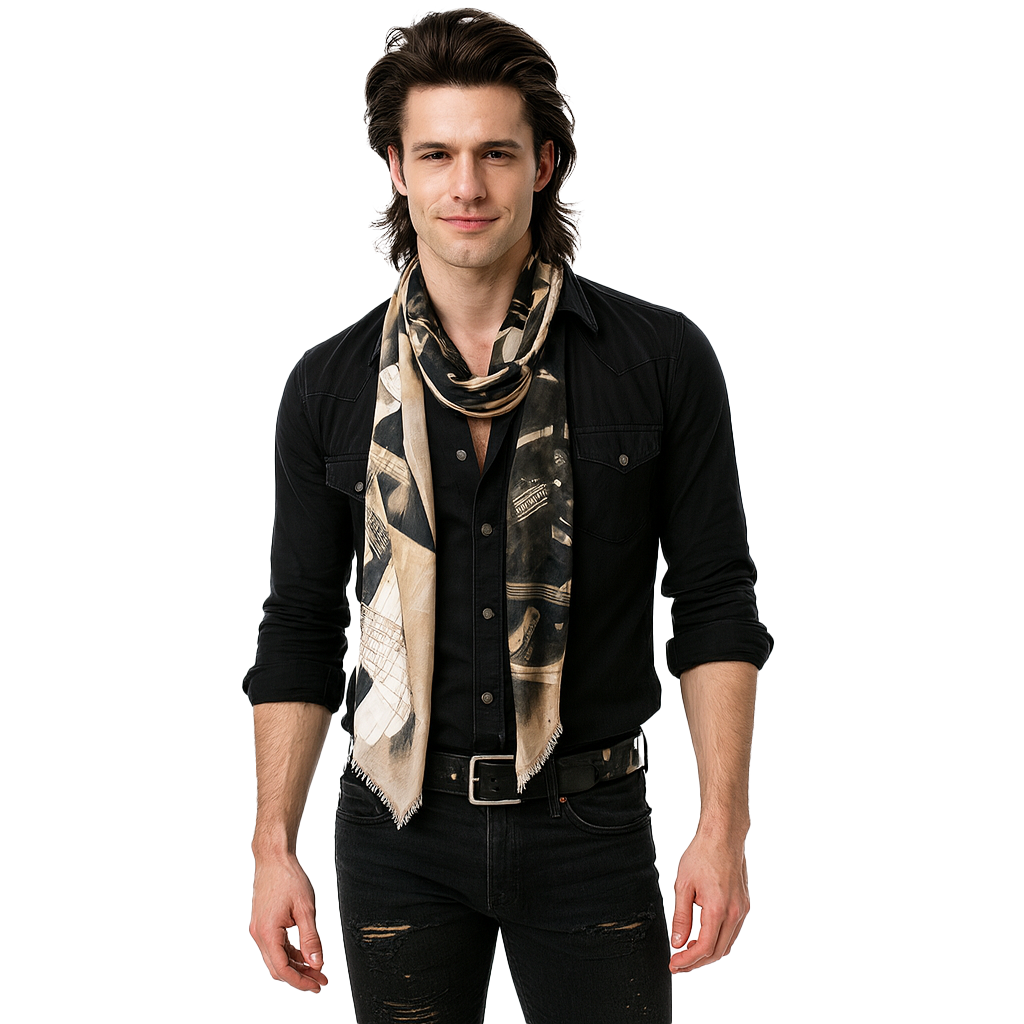 Nashville Guitars Scarf - Oblong