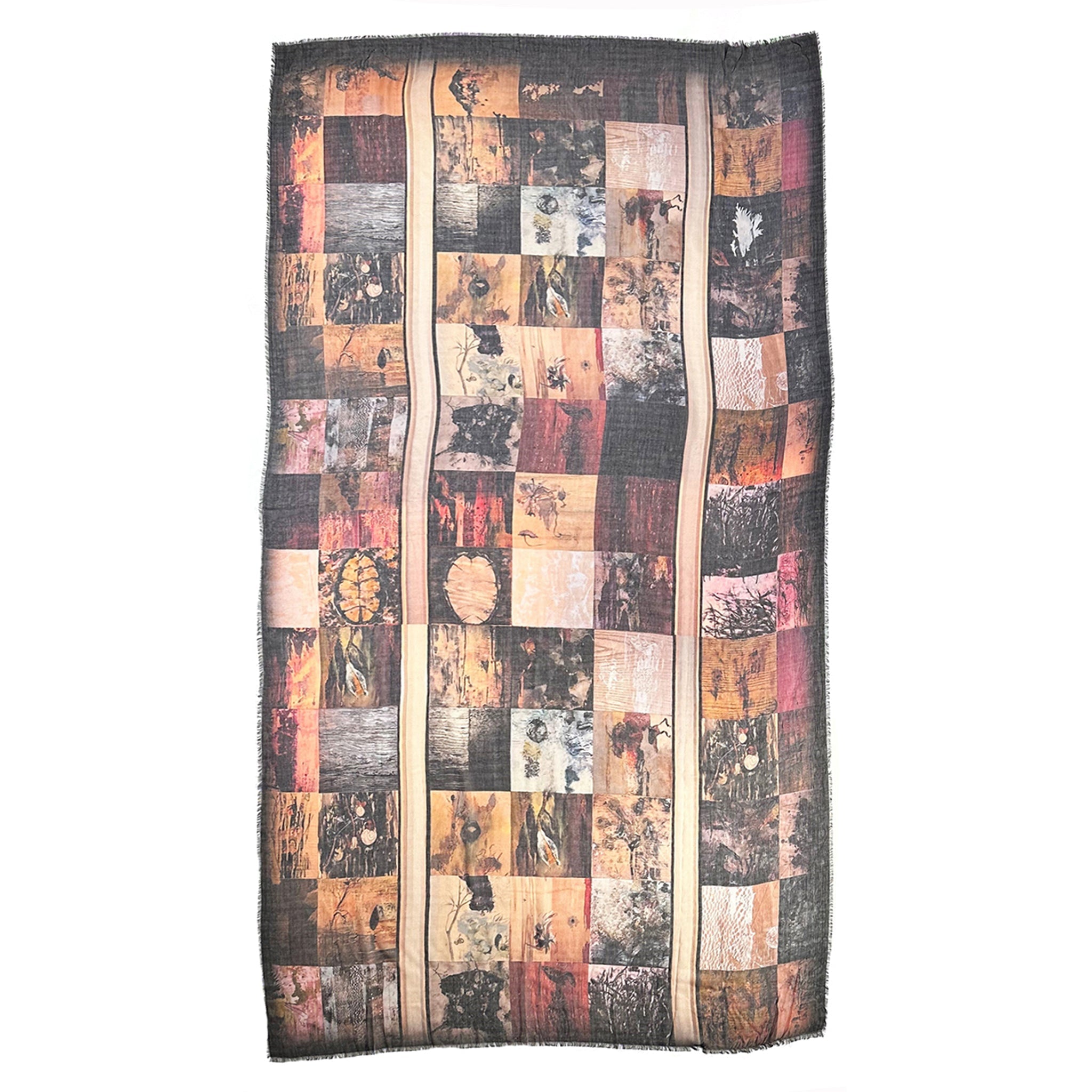 Nature's Mosaic Scarf
