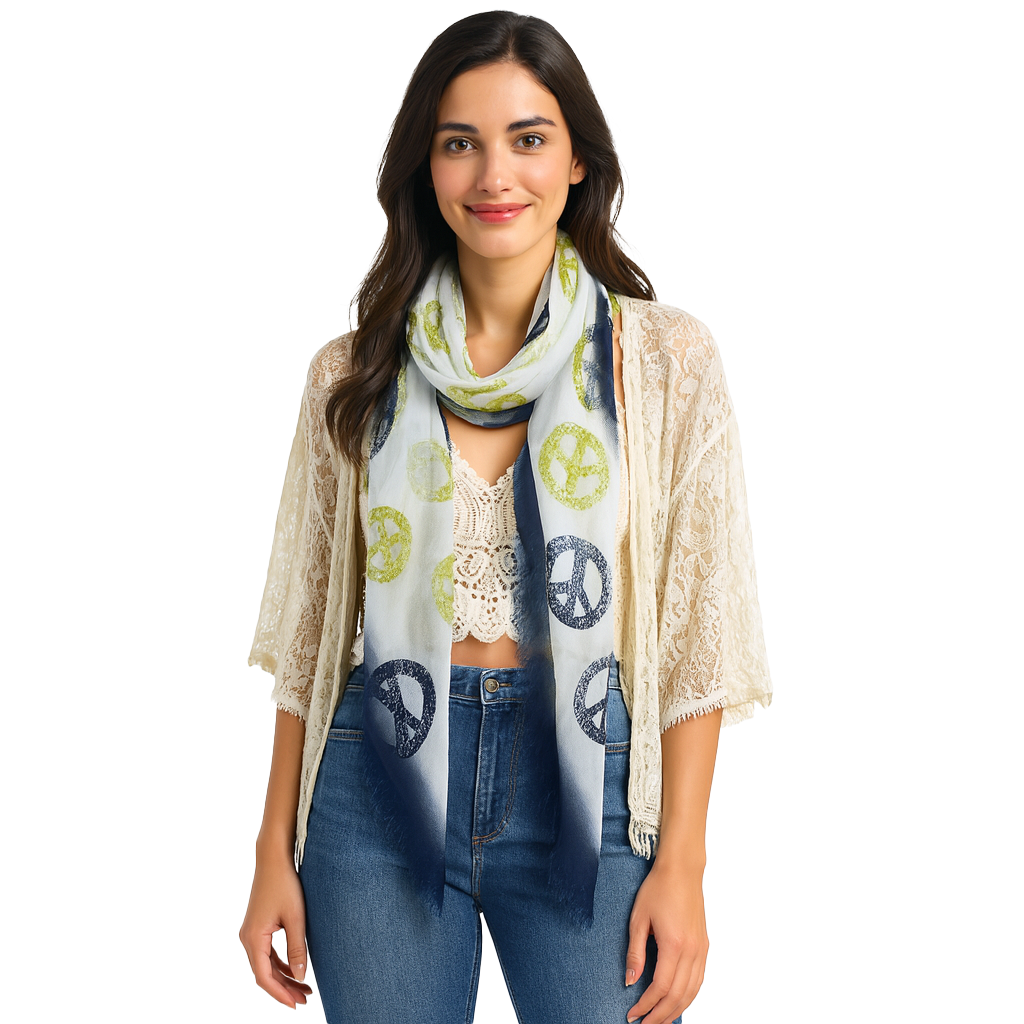 Vintage Peace Scarf