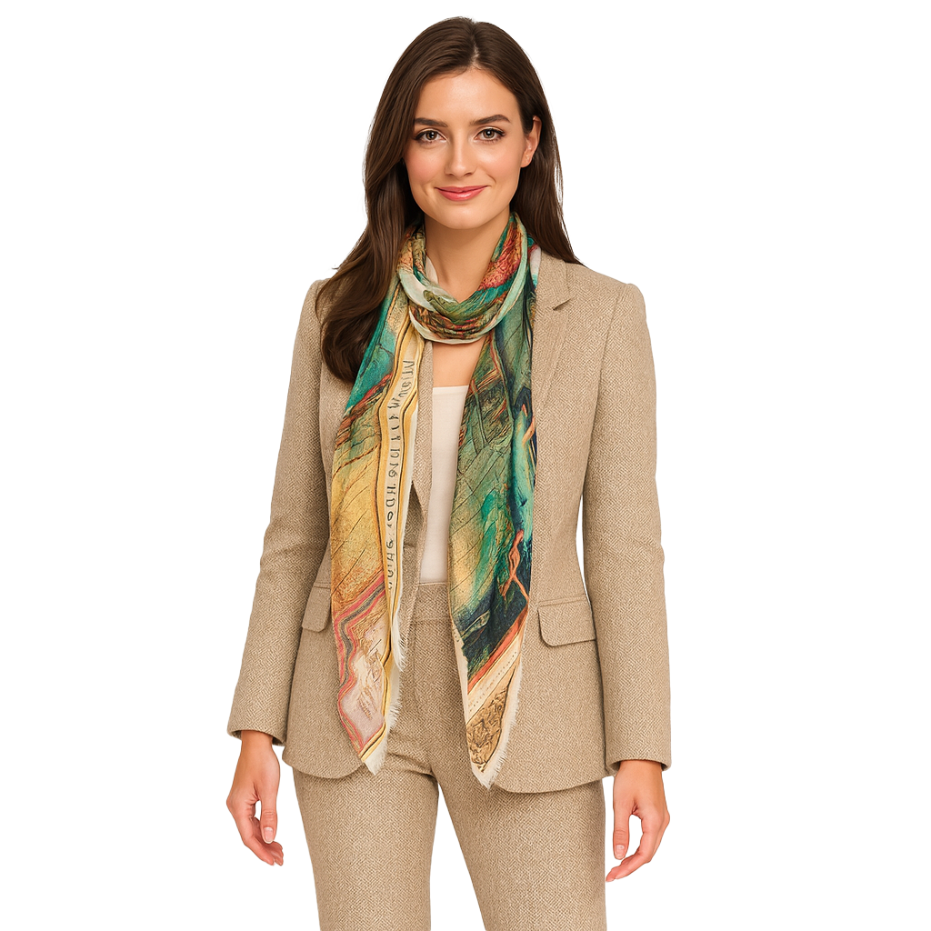 Royal London Map Scarf