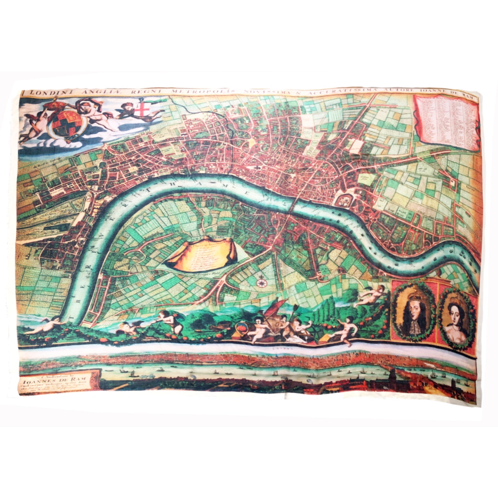 Royal London Map Scarf