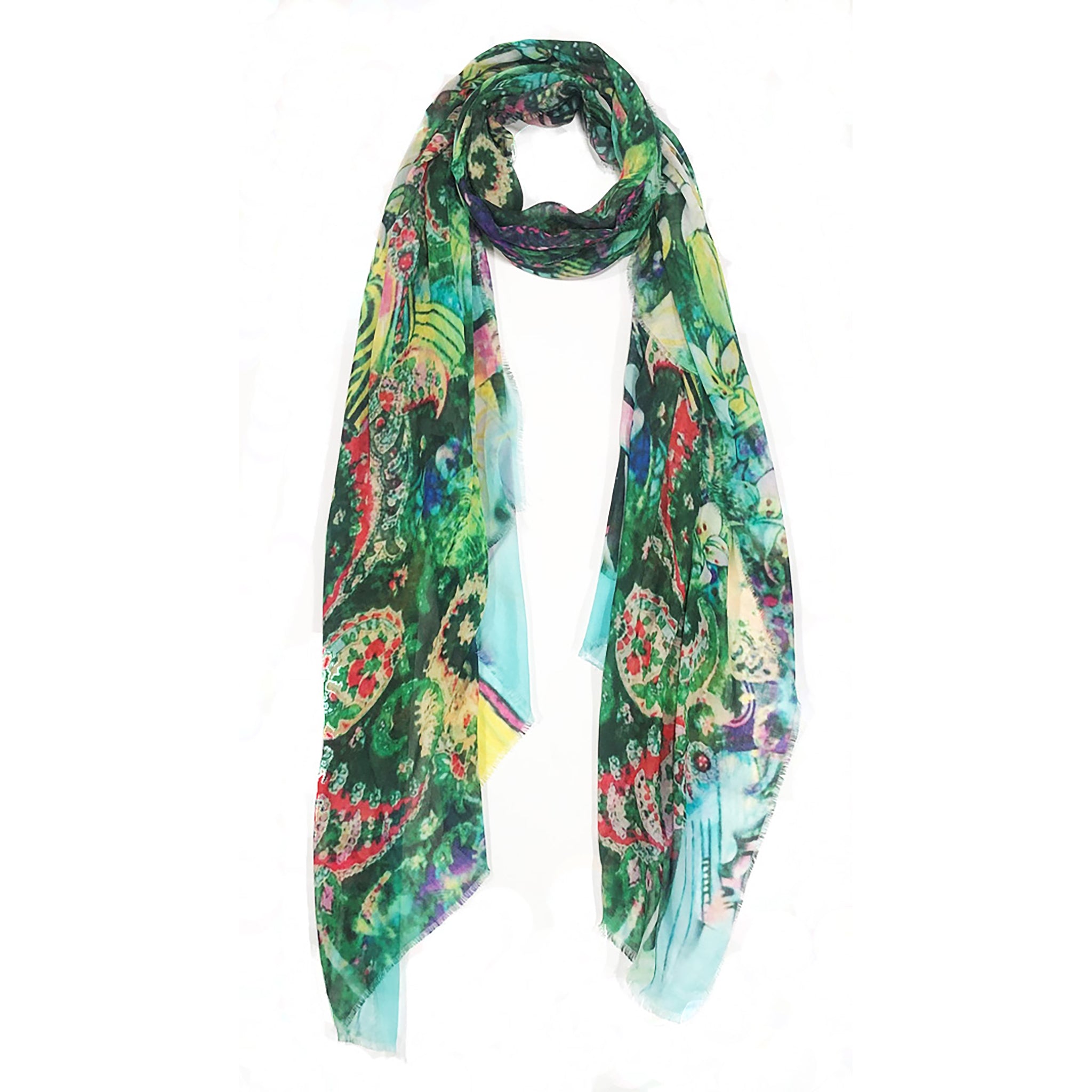 Floral Seashell Scarf