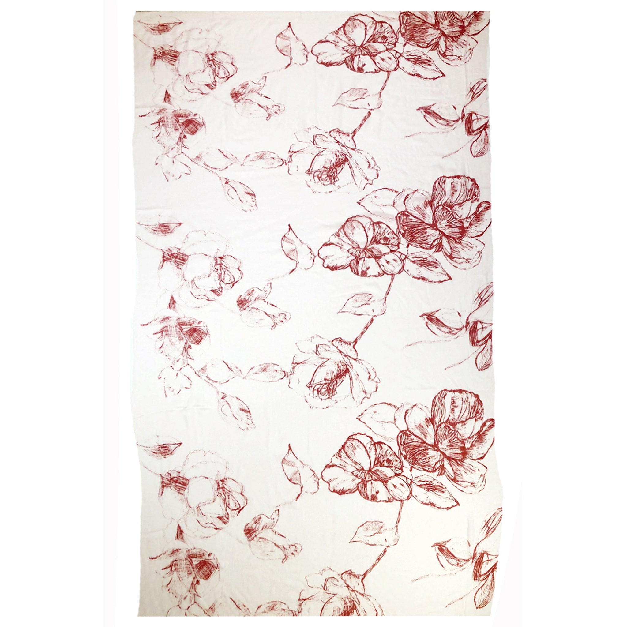 Floral Sketch Scarf