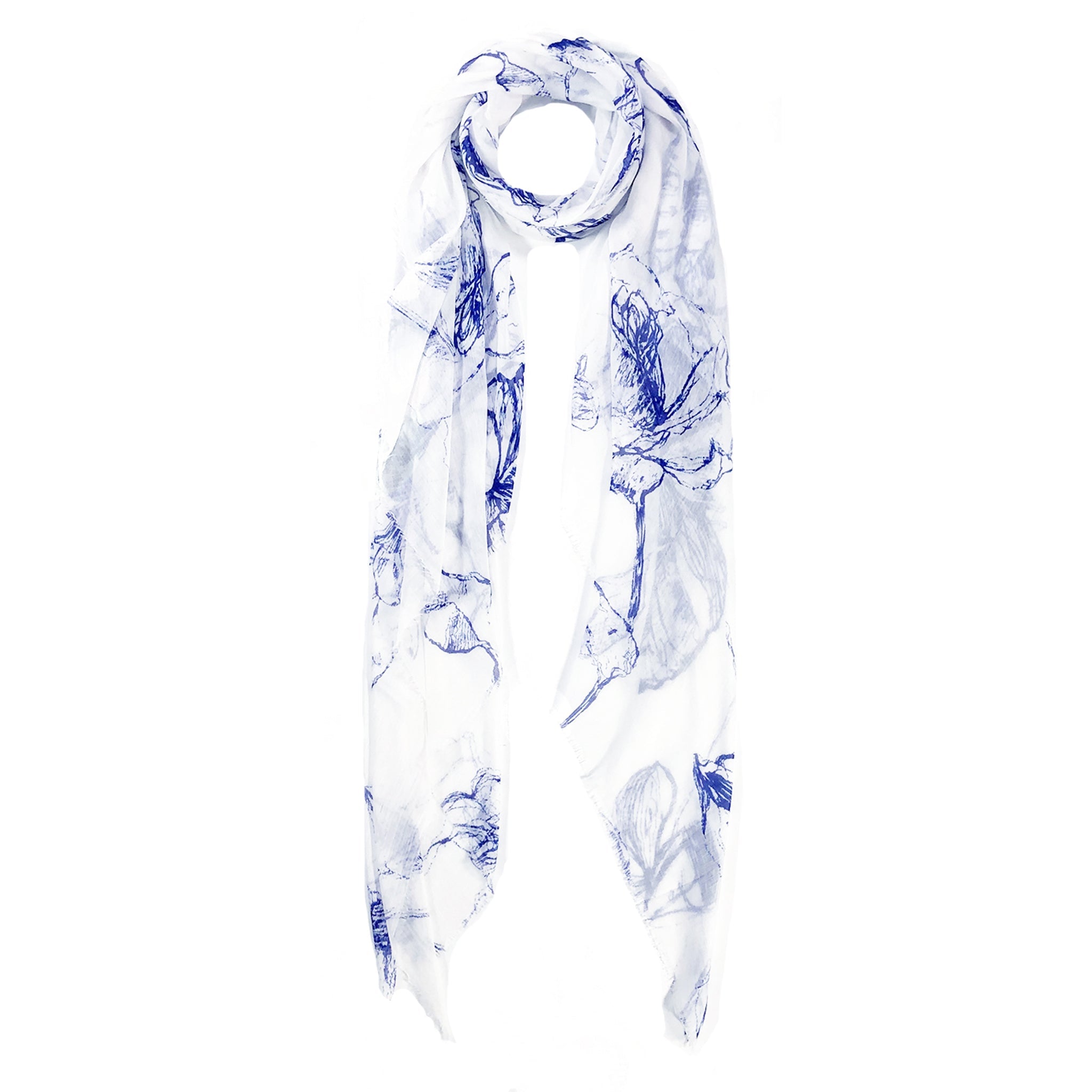Floral Sketch Scarf