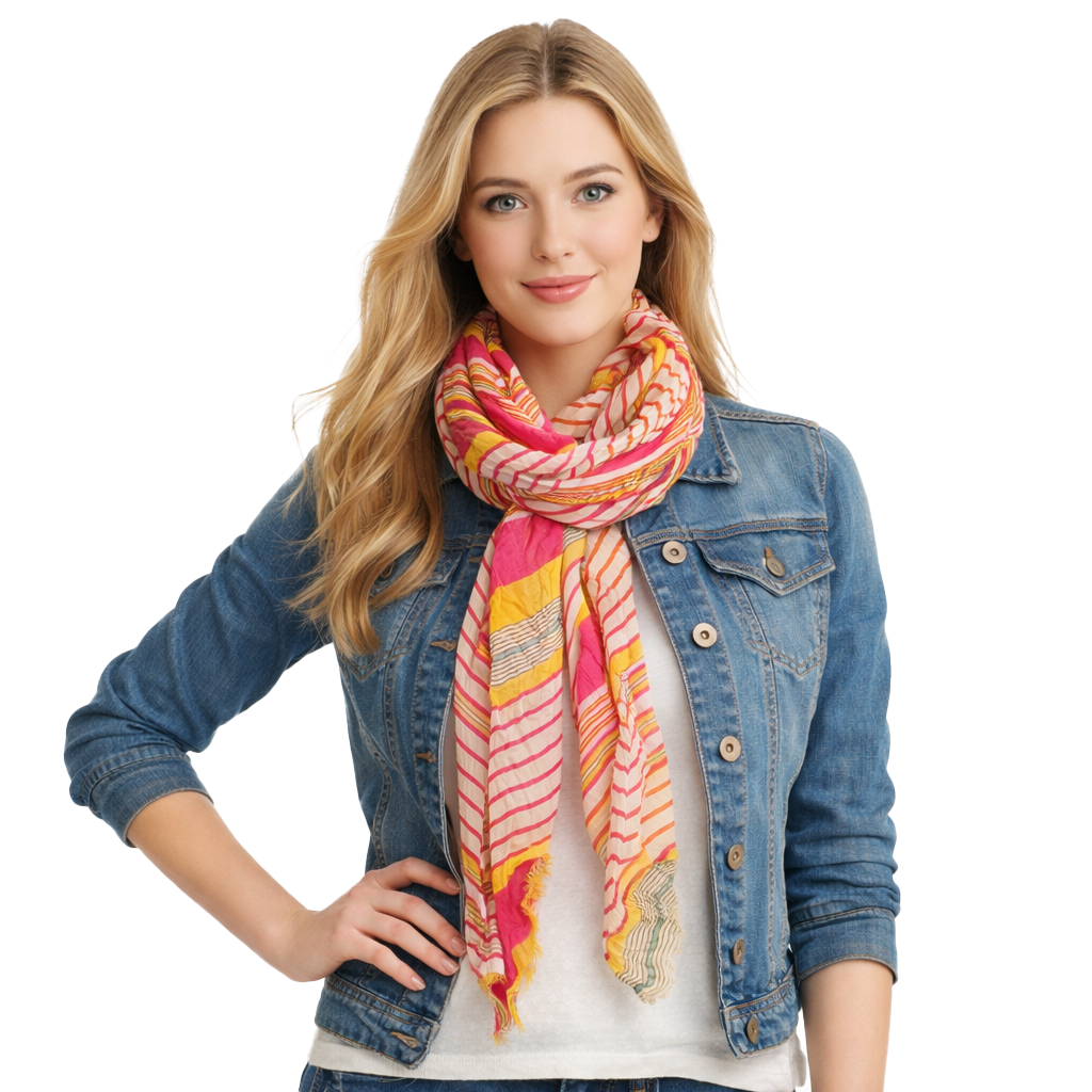 Starburst Cotton Scarf