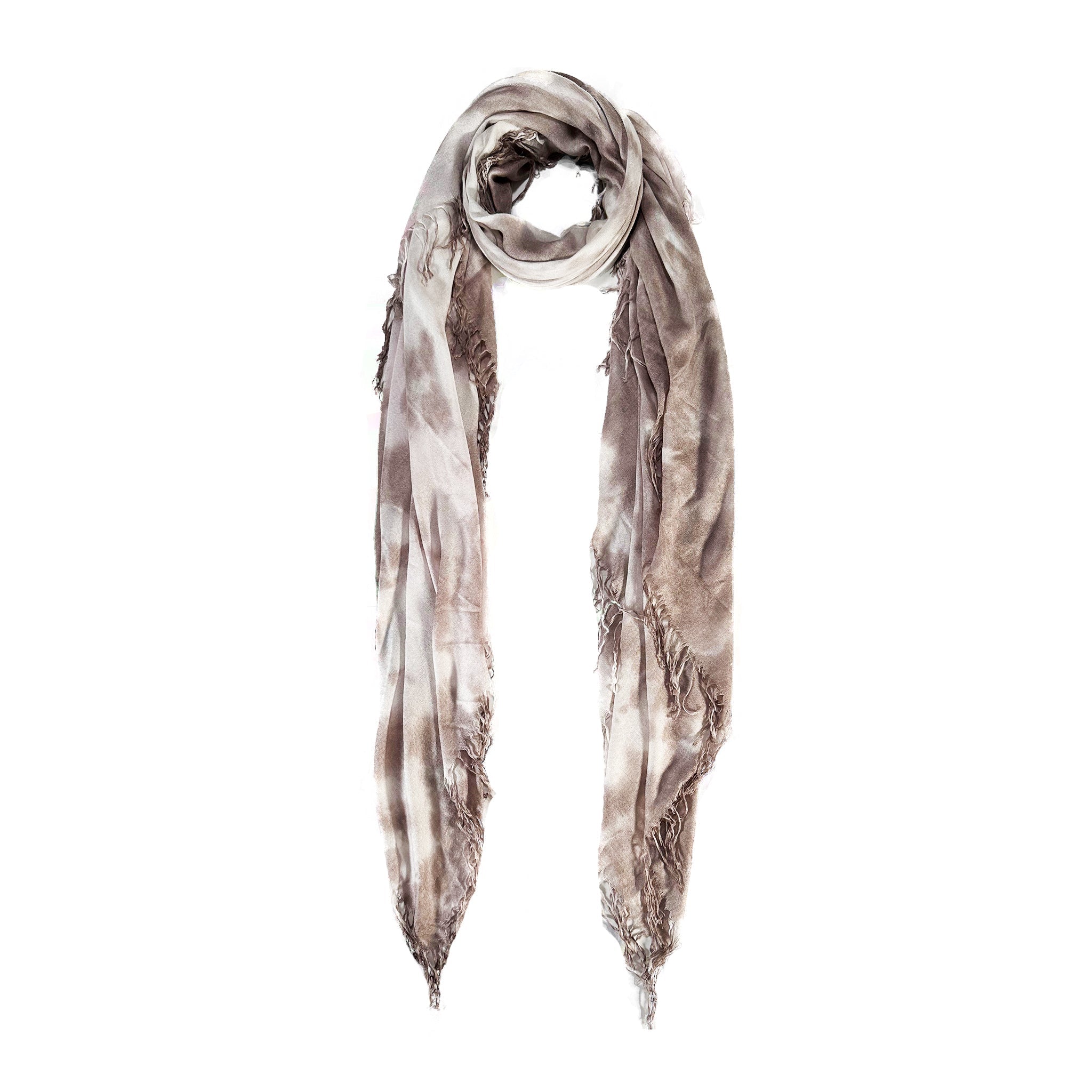 Cashmere Blend Cloud Tie Dye Scarf