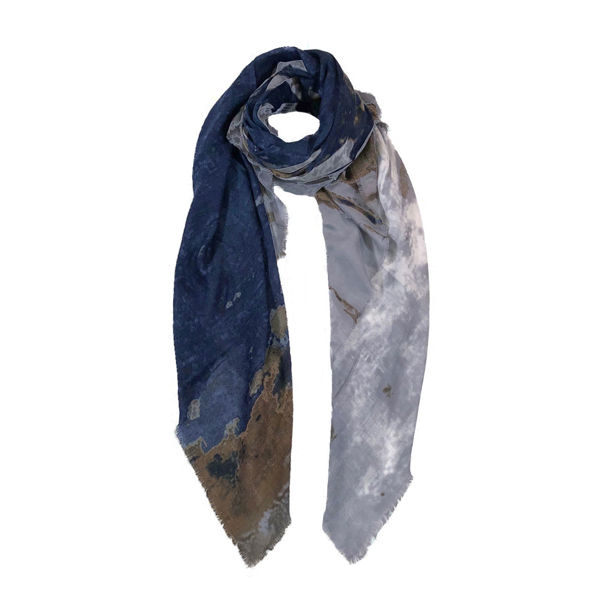 Cashmere Blend Watercolor Scarf