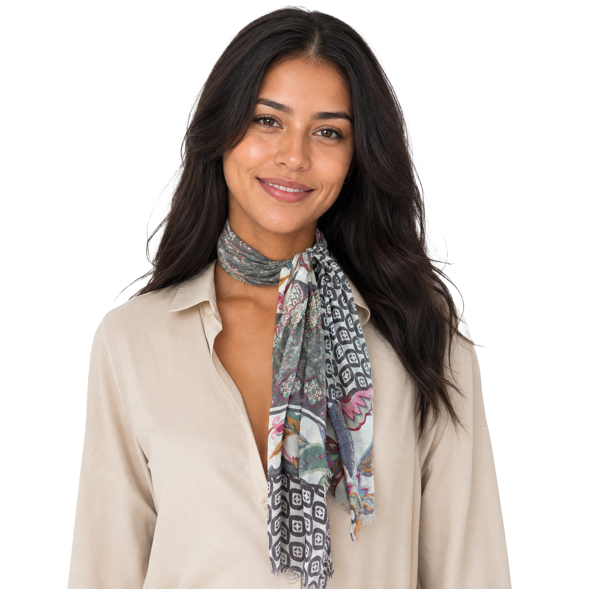 Tulip Paisley Neckerchief - Default Title