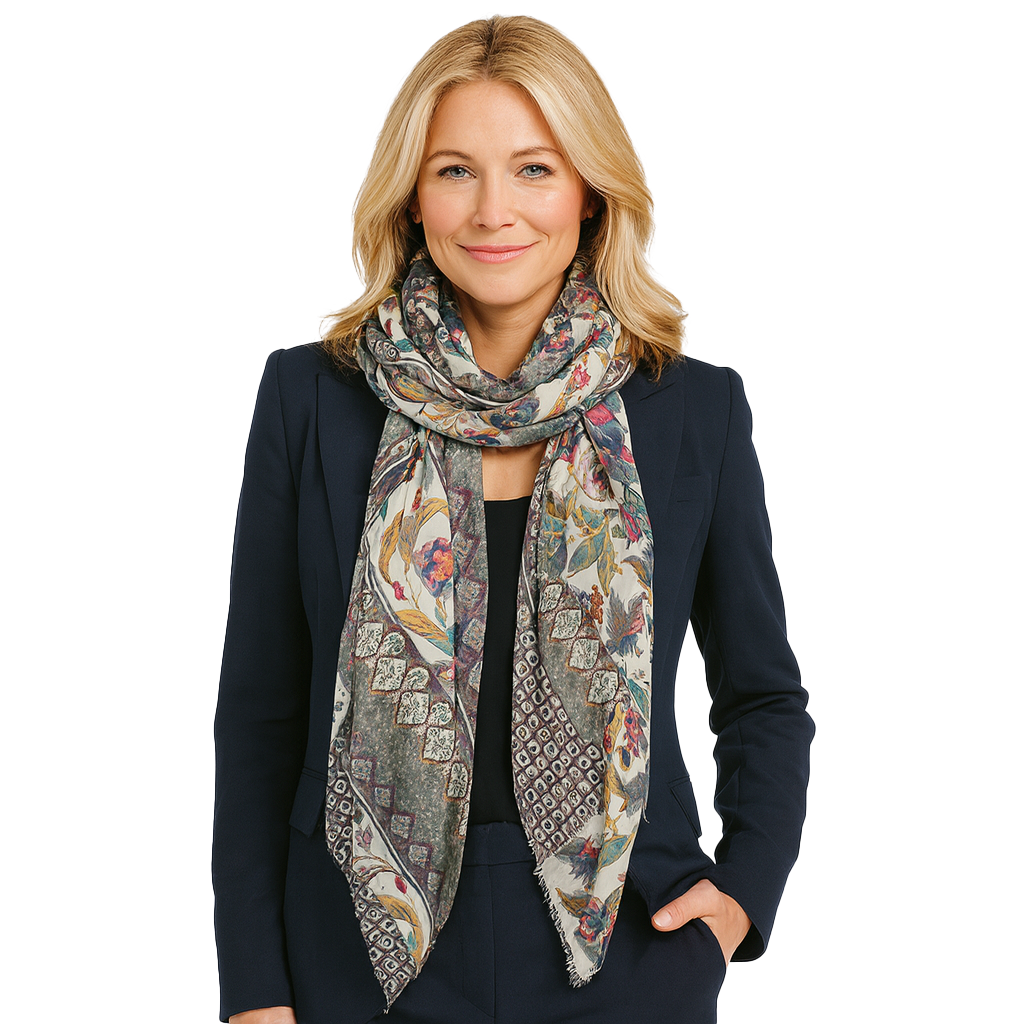 Tulip Paisley Scarf