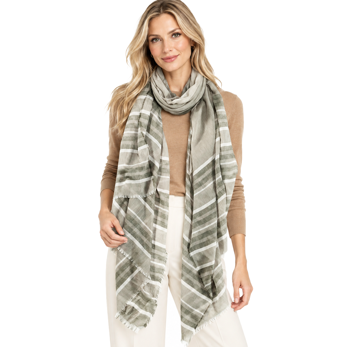 Turkish Cotton Stripe Scarf