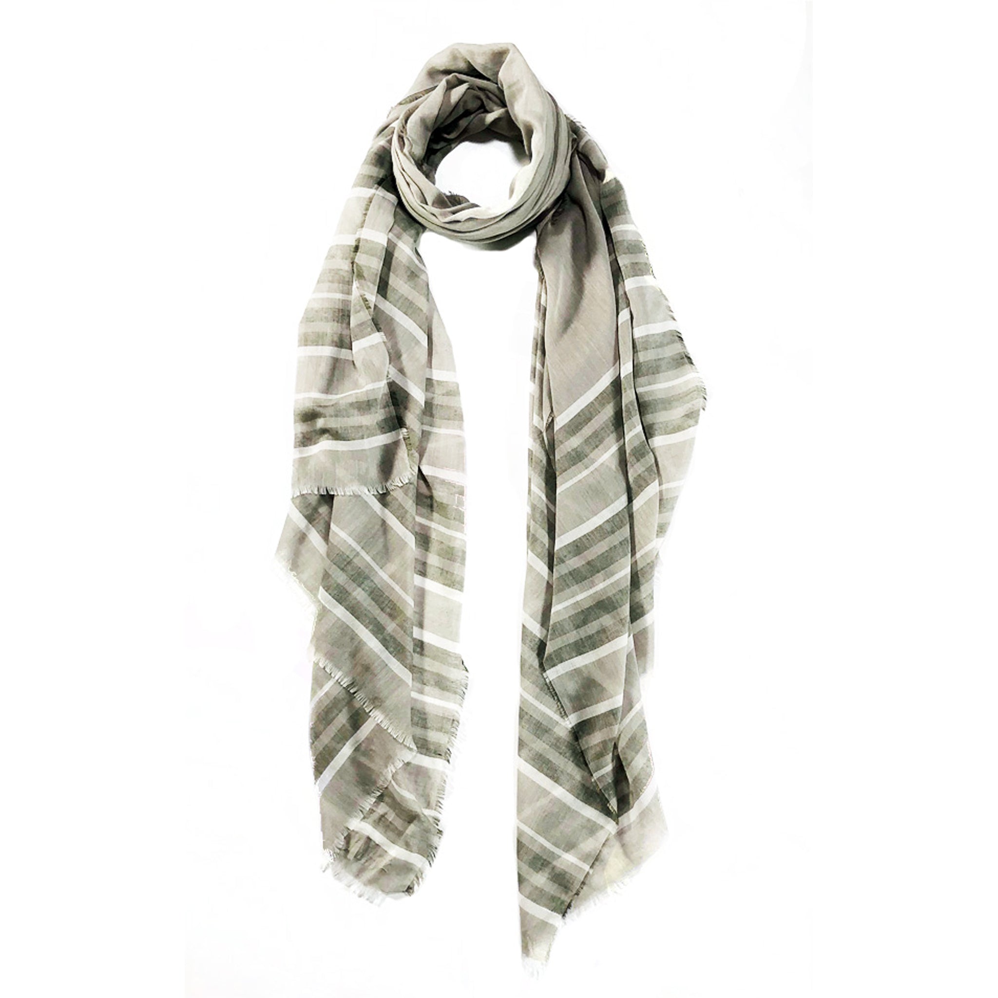 Turkish Cotton Stripe Scarf