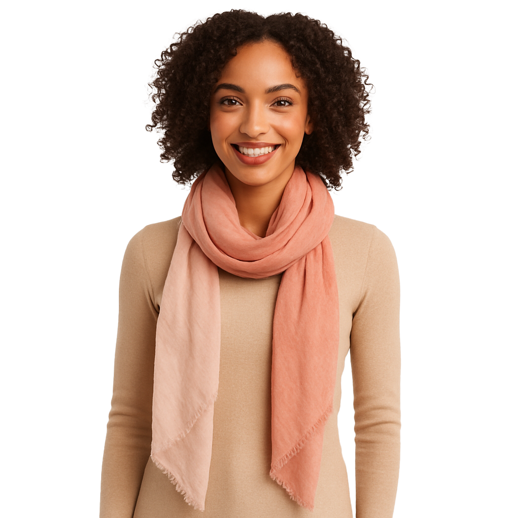 Vintage Dip Dye Scarf