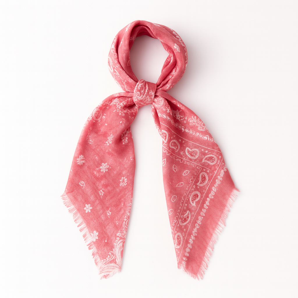 Vintage Paisley Cashmere Blend Neckerchief