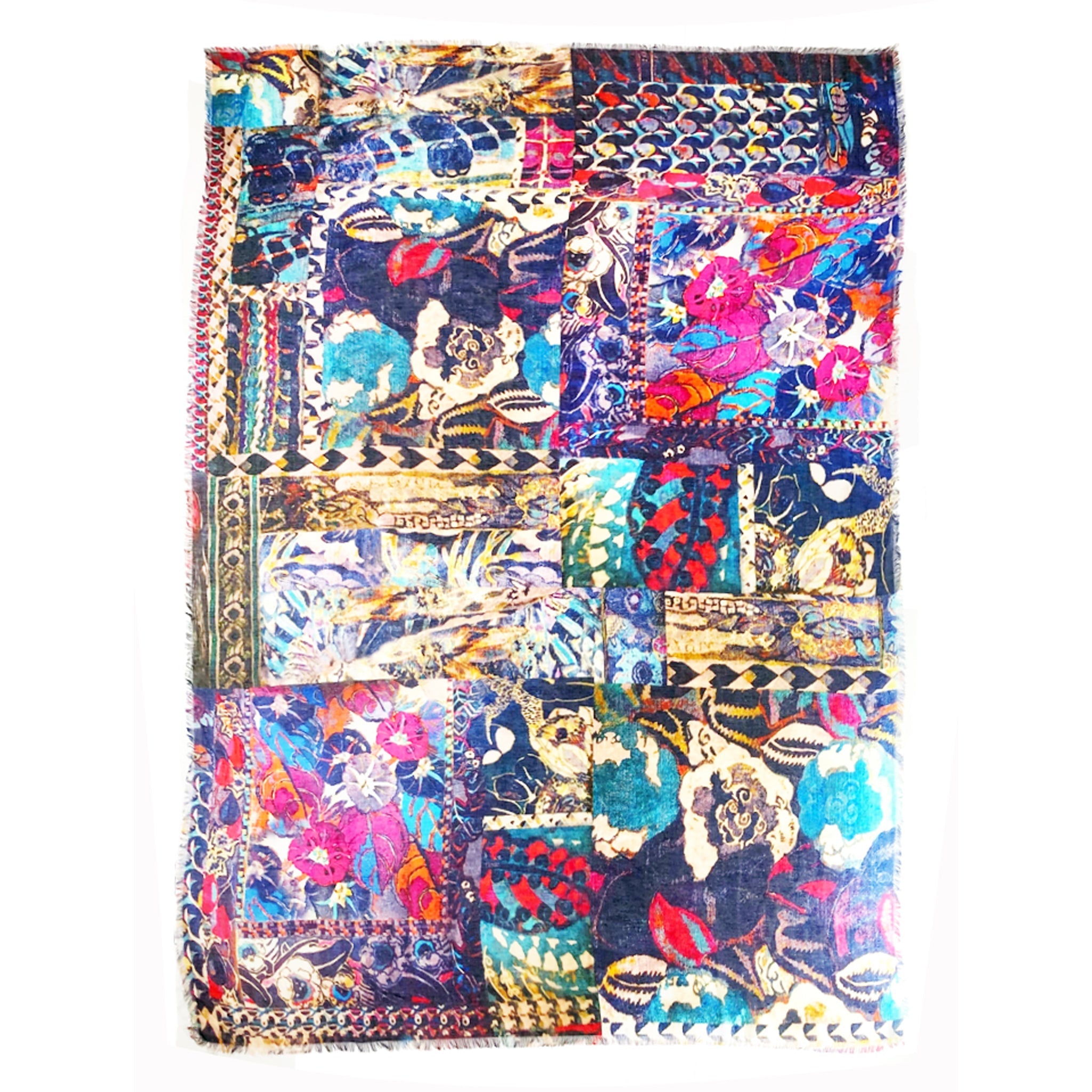 Vintage Patchwork Scarf