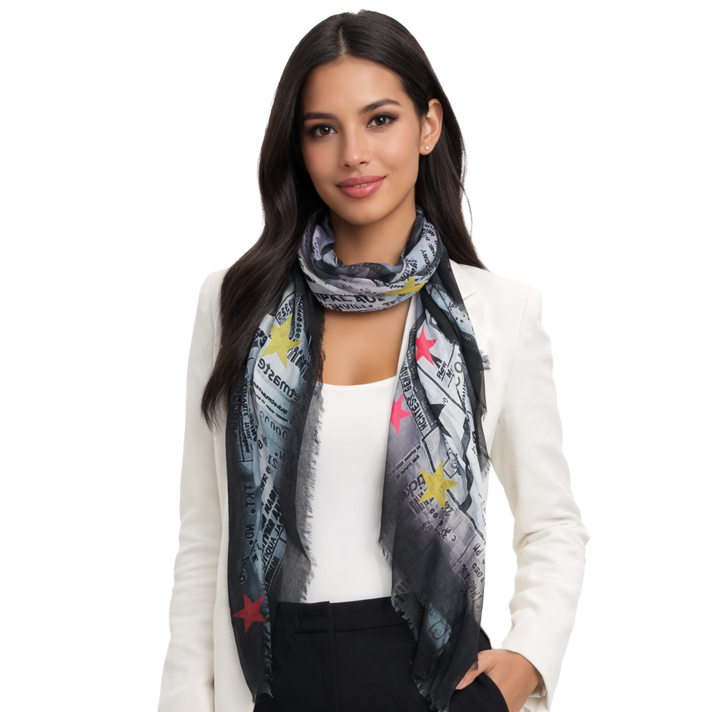 Vintage Tickets Scarf