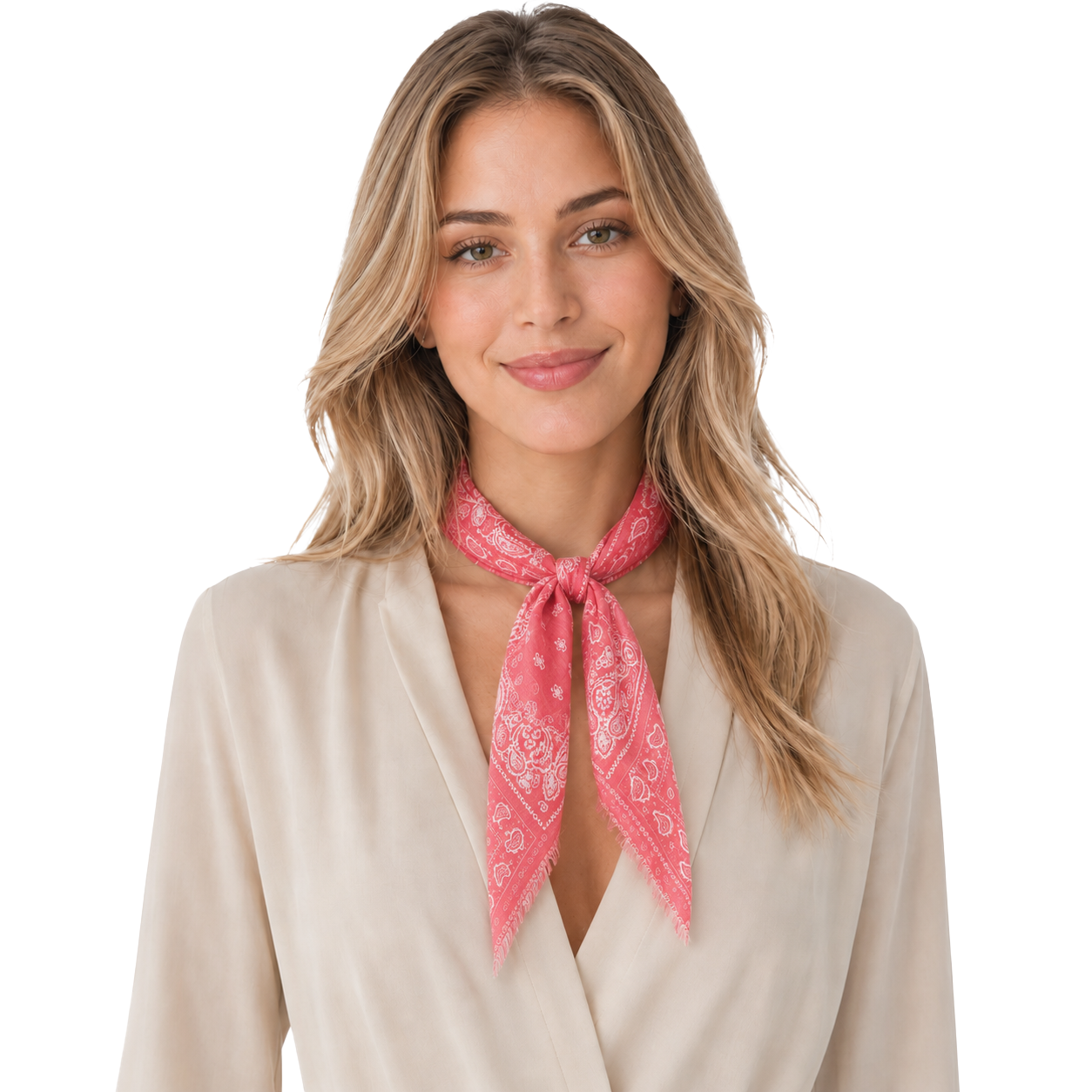 Vintage Paisley Cashmere Blend Neckerchief