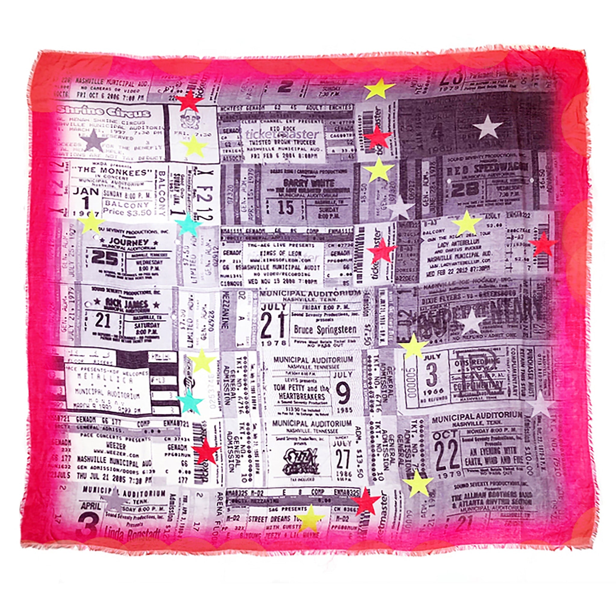 Vintage Tickets Scarf