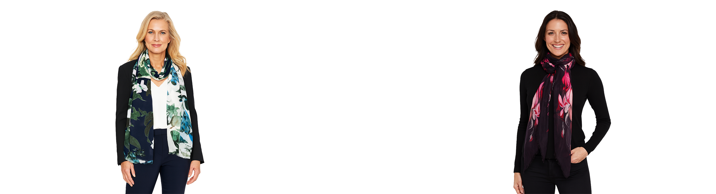 Teal blue scarf with feather-inspired pattern, featuring fine black and turquoise detailing and lightly fringed edges, displayed against a white background.