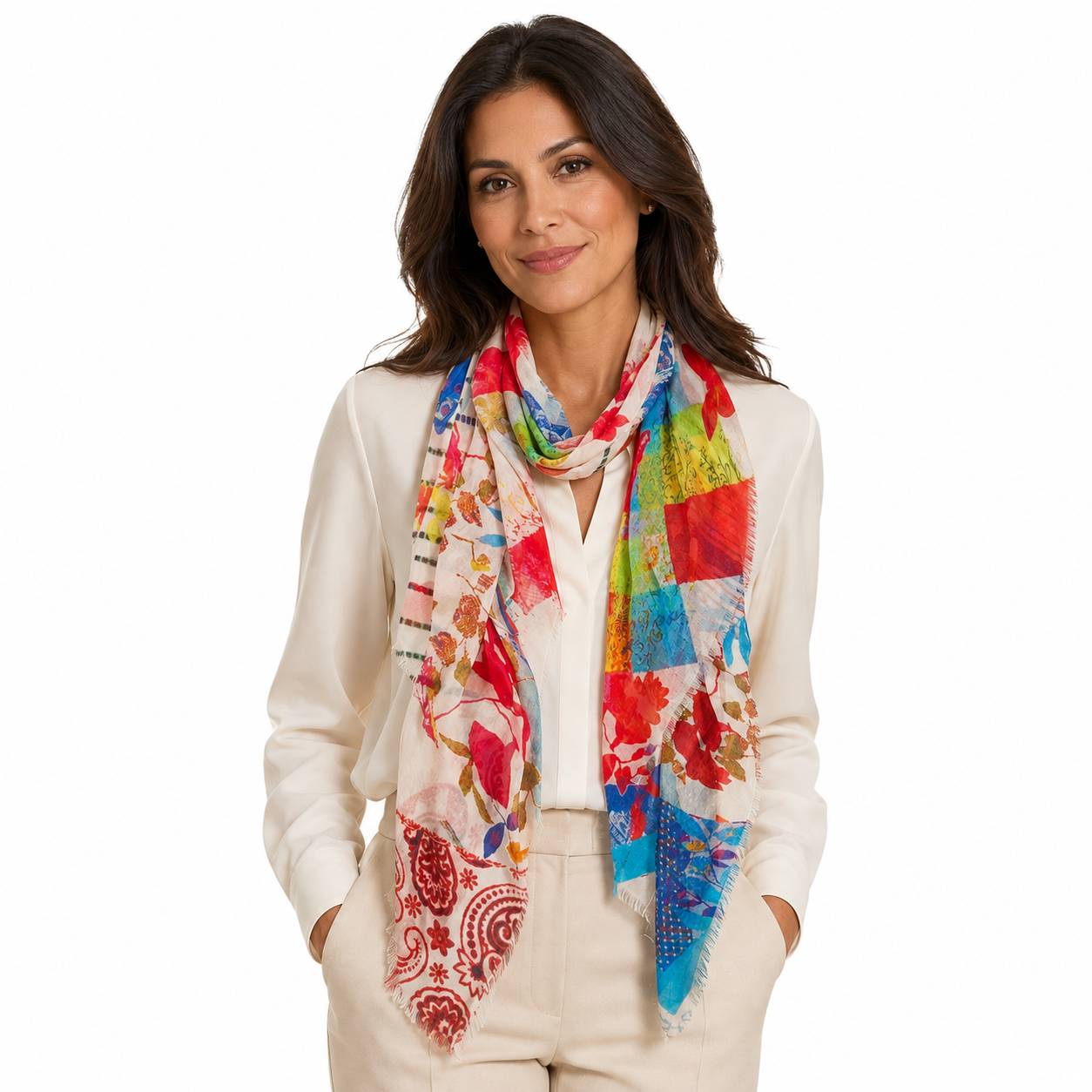 Pop Art Patchwork Scarf