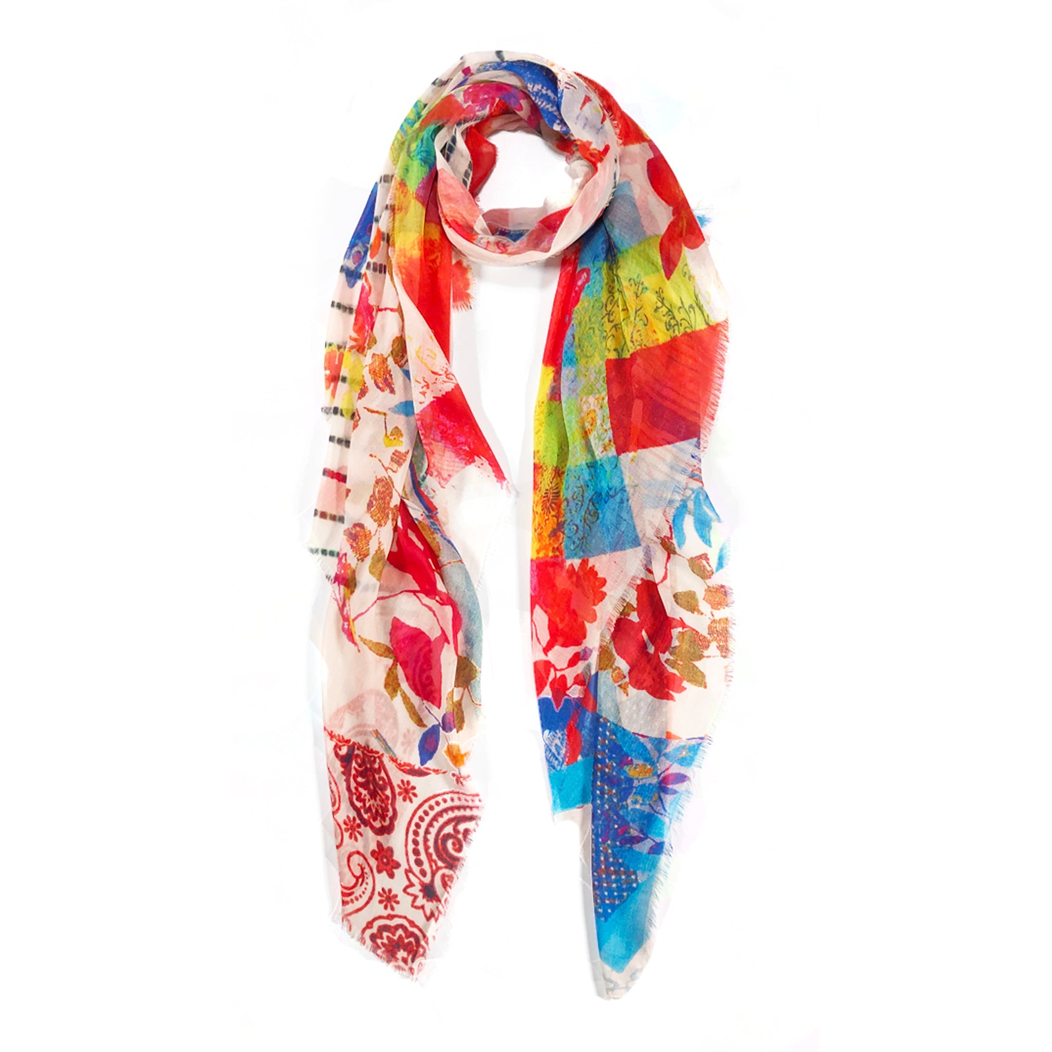 Pop Art Patchwork Scarf