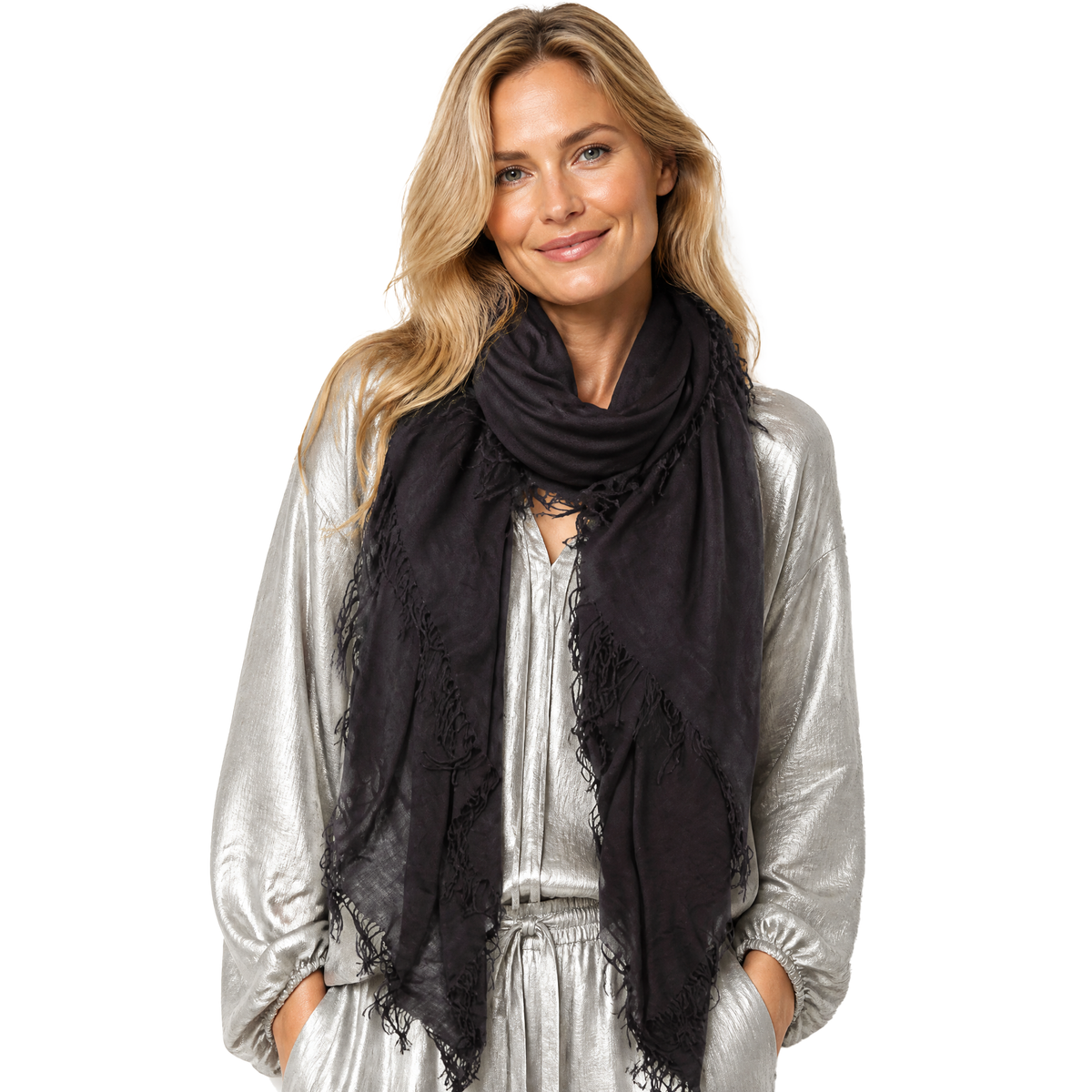 Cashmere Blend Solid Scarf