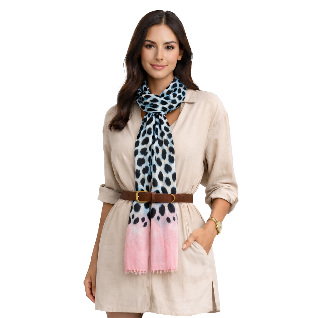 Skinny Leopard Scarf