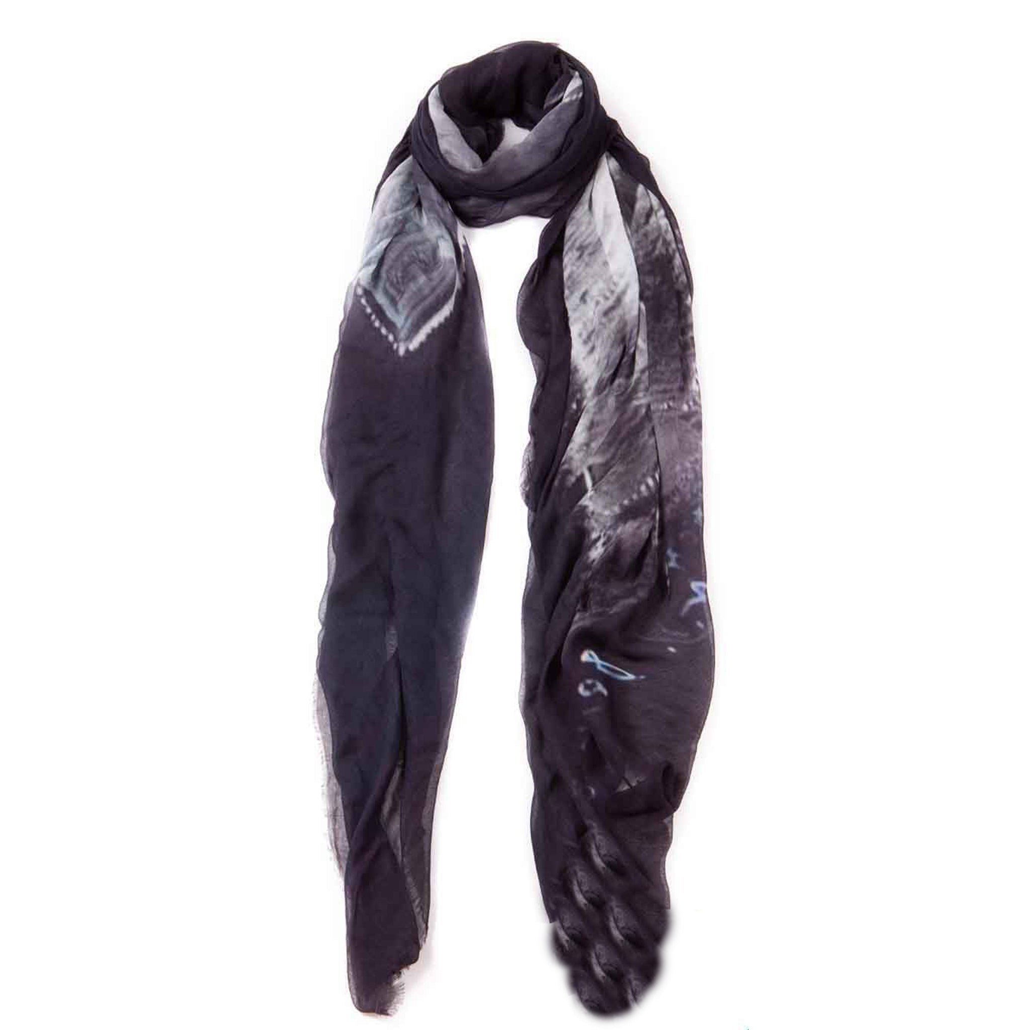 Arc of the Night Scarf — Blue Pacific — view 3
