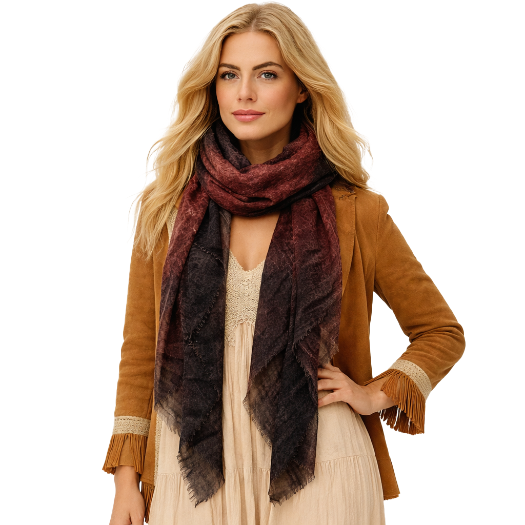 Cashmere Lush Bliss Dip Scarves