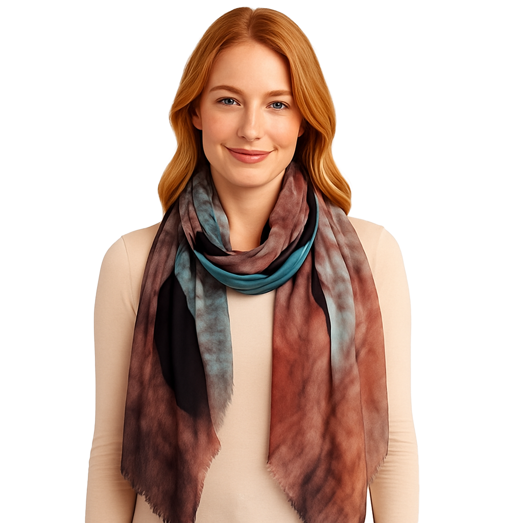 Blue Butterfly "The Wish Granter" Scarf